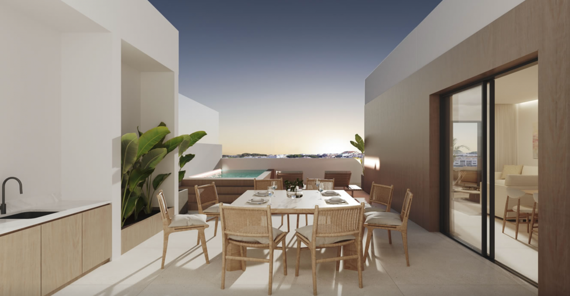 Newly- built residential complex consisting of thirty five, 2 and 3 bedroom apartments in the heart of San Pedro Alcántara