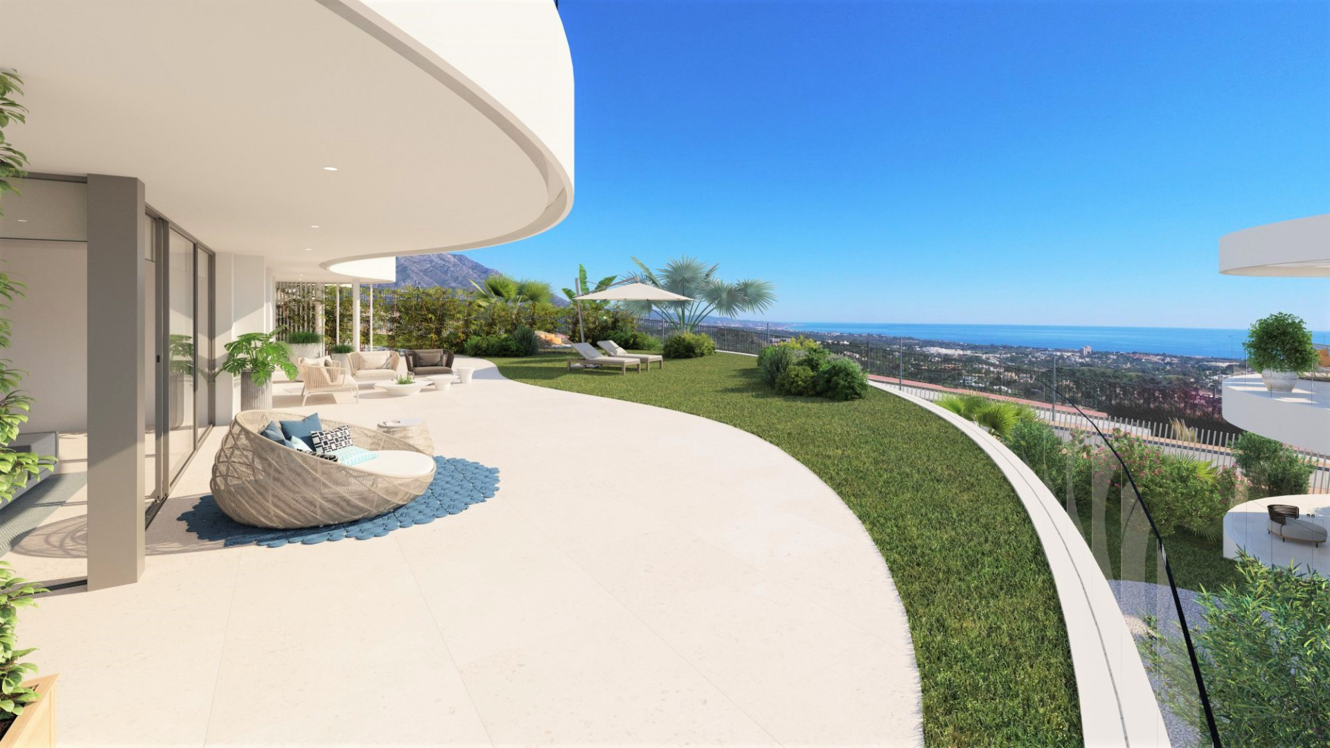 Qlistings - Brand new 3 bedroom ground floor apartment for sale in The View Marbella, Benahavis Property Image