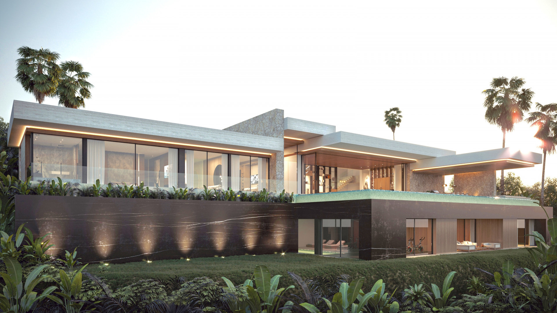 Qlistings - Exceptional Off-Plan Villa with Luxe Amenities and Sea Views for Sale in El Herrojo, Benahavis Property Image