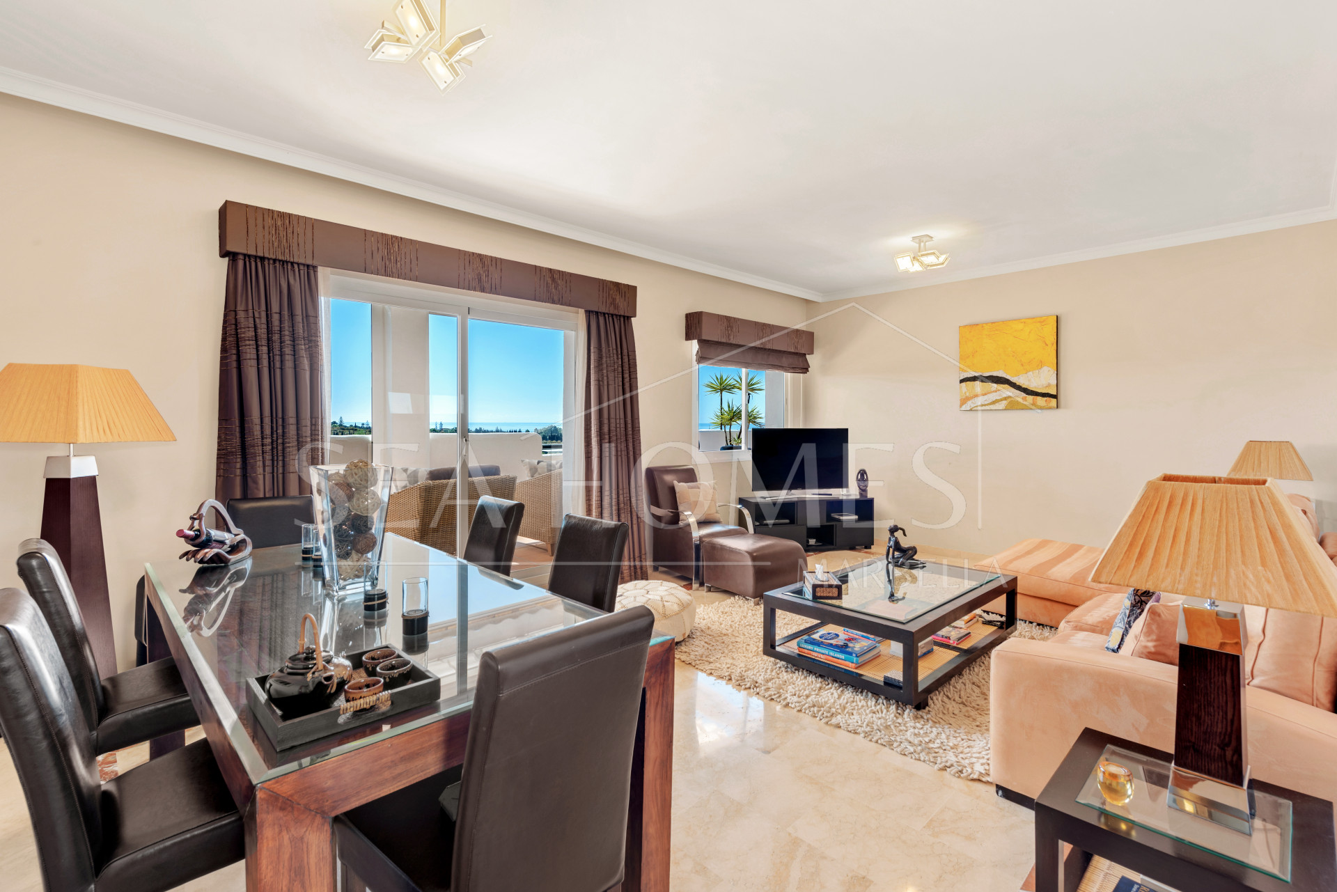 Beautiful 3 bedroom duplex penthouse with sea views for sale in Selwo, Estepona New Golden Mile