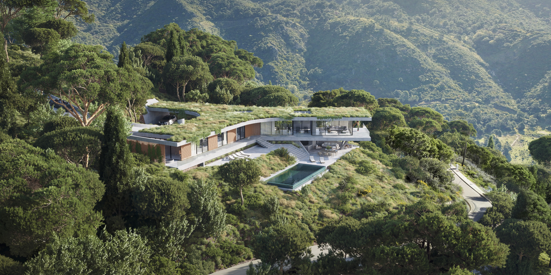 Qlistings - Sustainable Luxury Living: A Modern Green Retreat for Sale in Vitae Villas, Monte Mayor, Benahavis Property Image