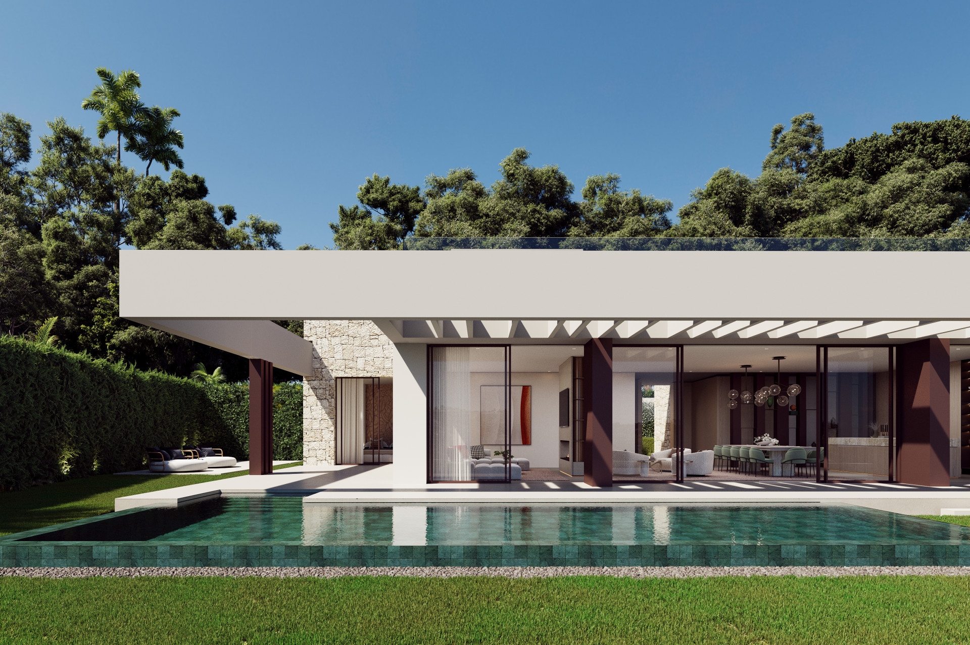 Qlistings - New villa designed to take full advantage of golf views for sale in Nueva Andalucia, Marbella Property Image