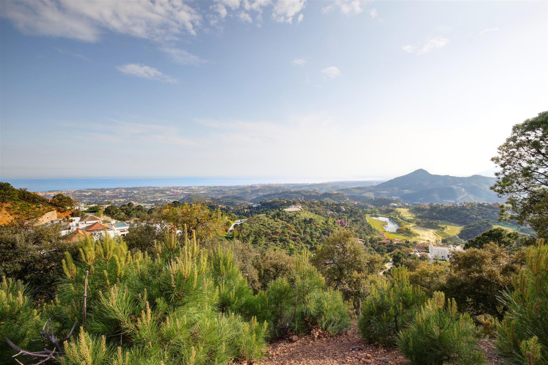 Qlistings - One of the best plots for sale with sea views in La Zagaleta, Benahavis Property Image