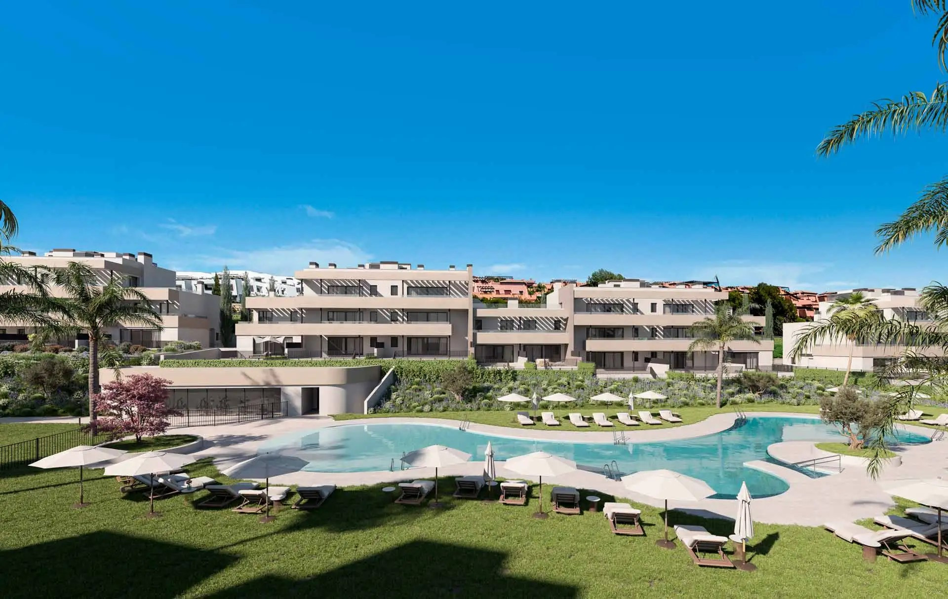 Brand New Two bedroom garden apartment, Caseres Costa, Costa del Sol