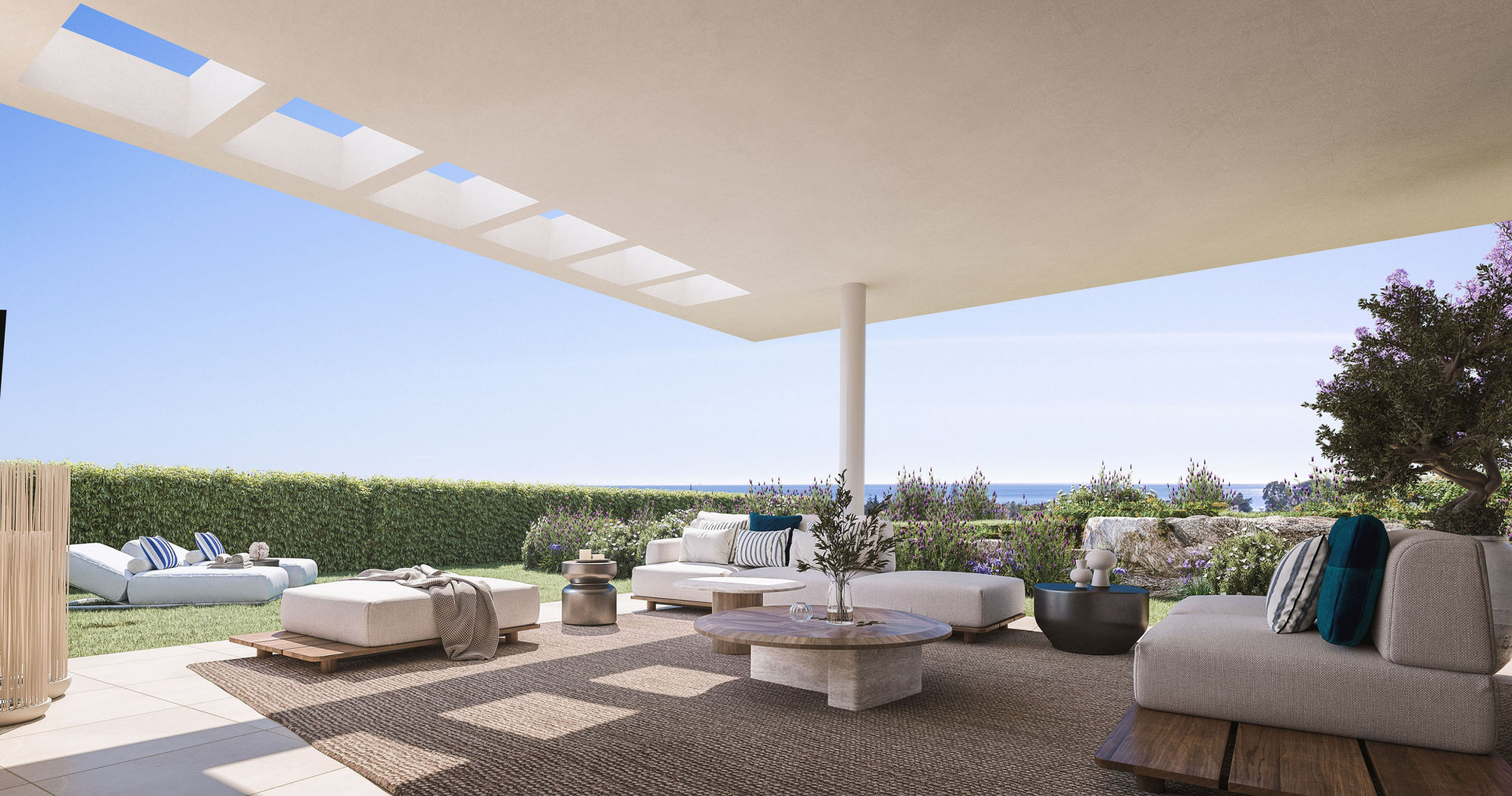 Capri, elegant apartments and penthouses overlooking the Mediterranean sea in Estepona
