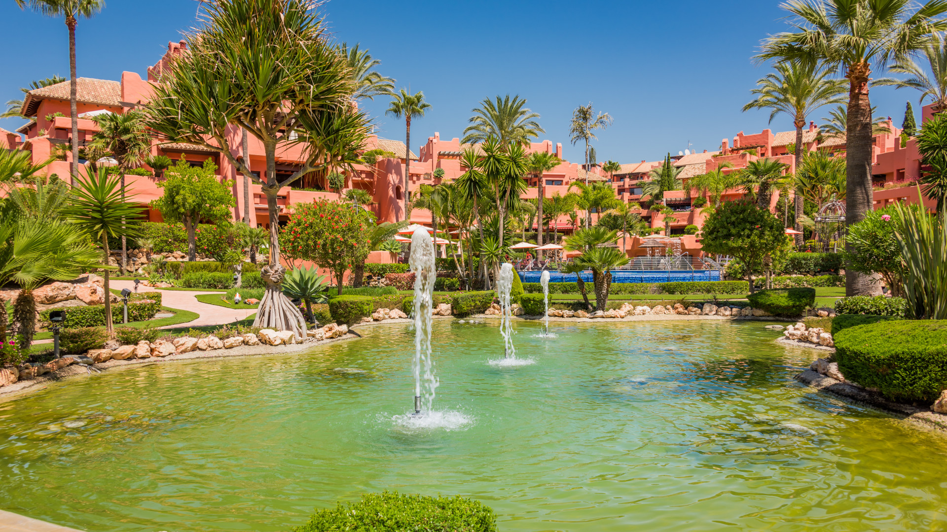 Three bed garden apartment, Torre Bermeja, New Golden Mile, Estepona. 
