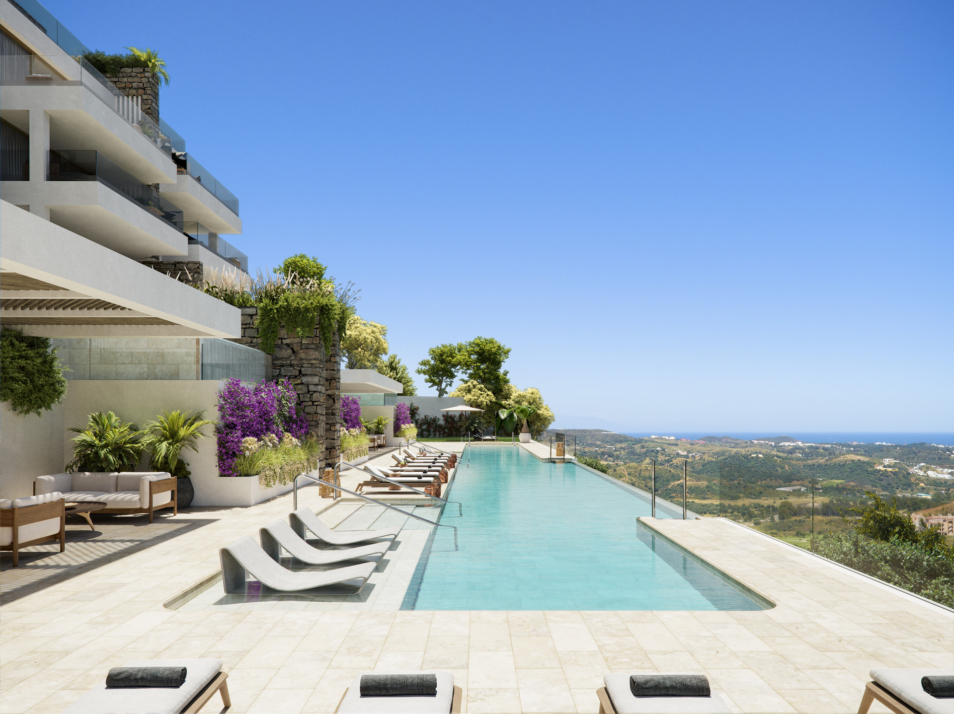 Brand new stylish apartment with panoramic sea views  La Cala de Mijas Costa del Sol 