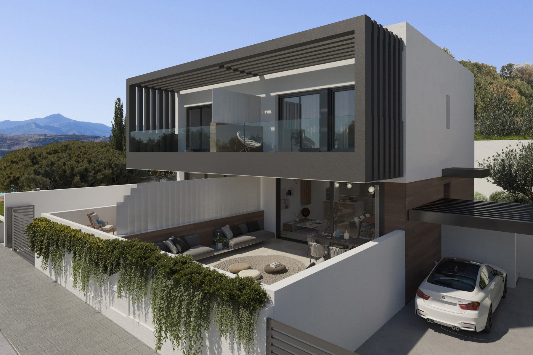 Brand new semi-detached villa next to golf courses in Marbella West