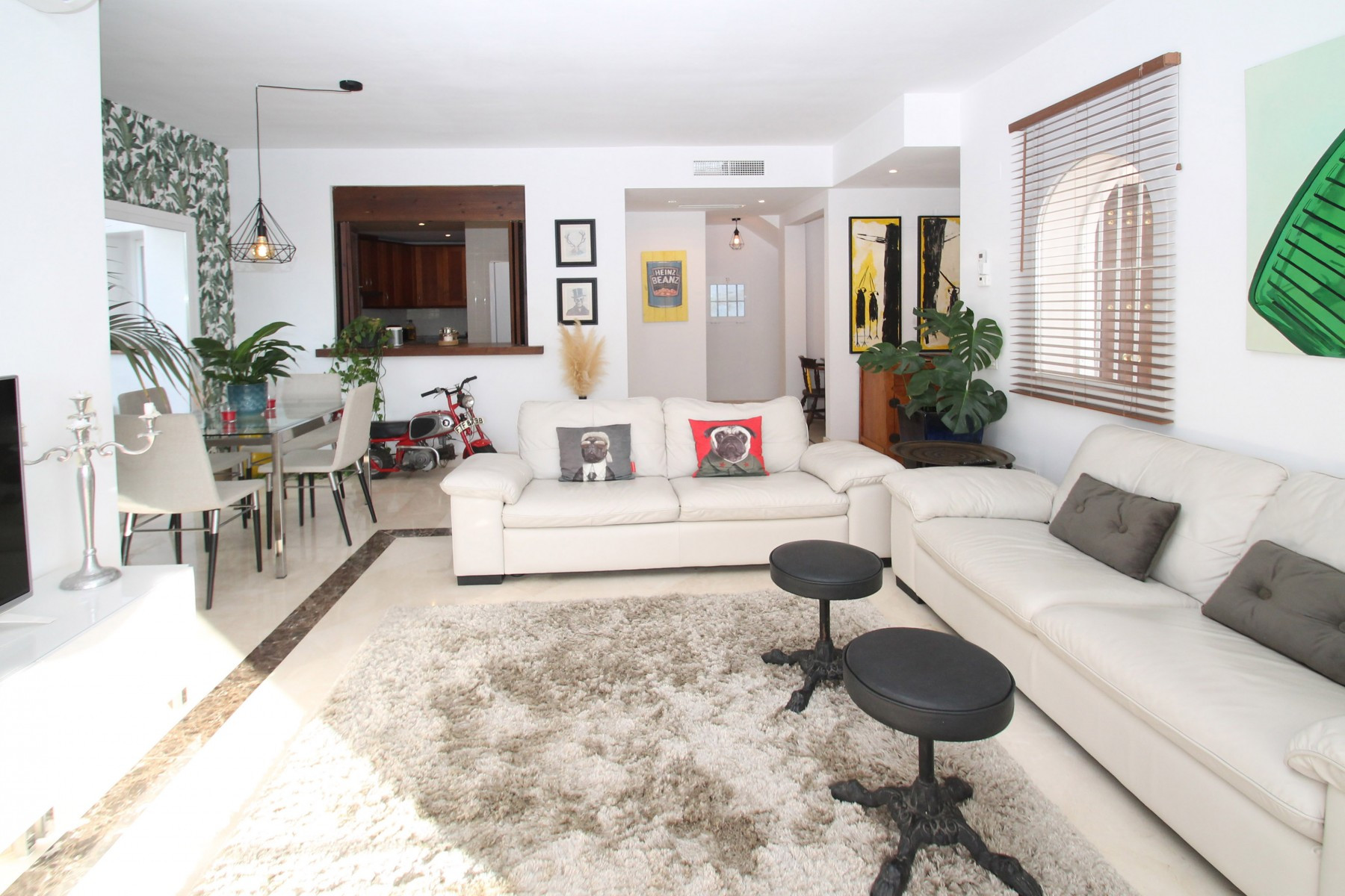 Modern three bedroom townhouse with lake views on Marbella's Green Mile