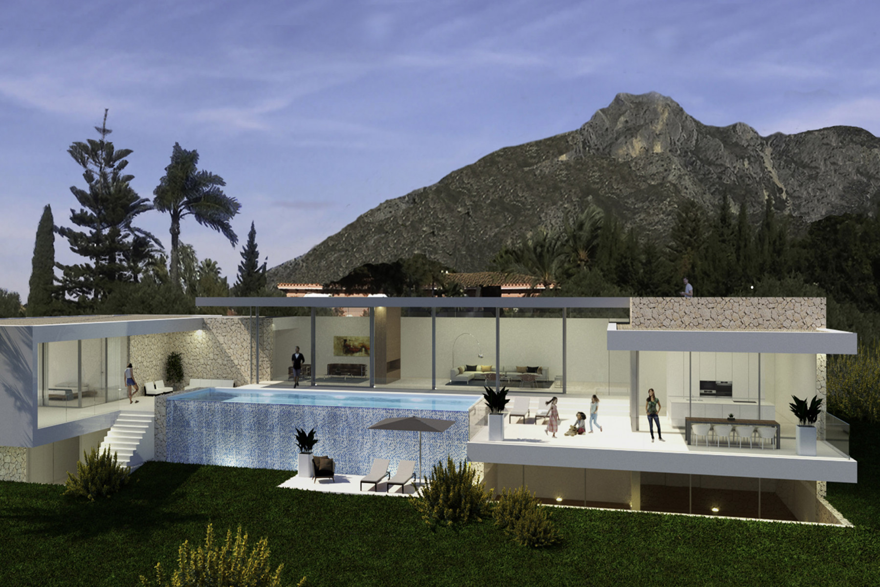Two adjoining plots Nagueles, Marbella Golden Mile