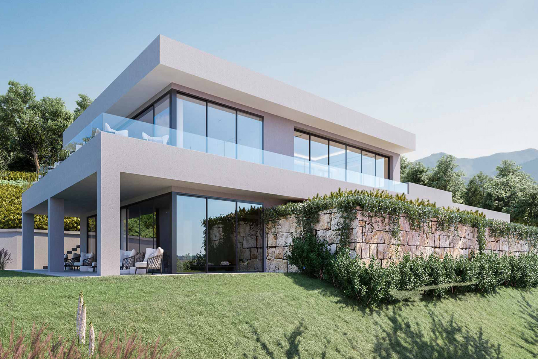 Modern 3-bedroom villa to be built in Benahavis, Marbella