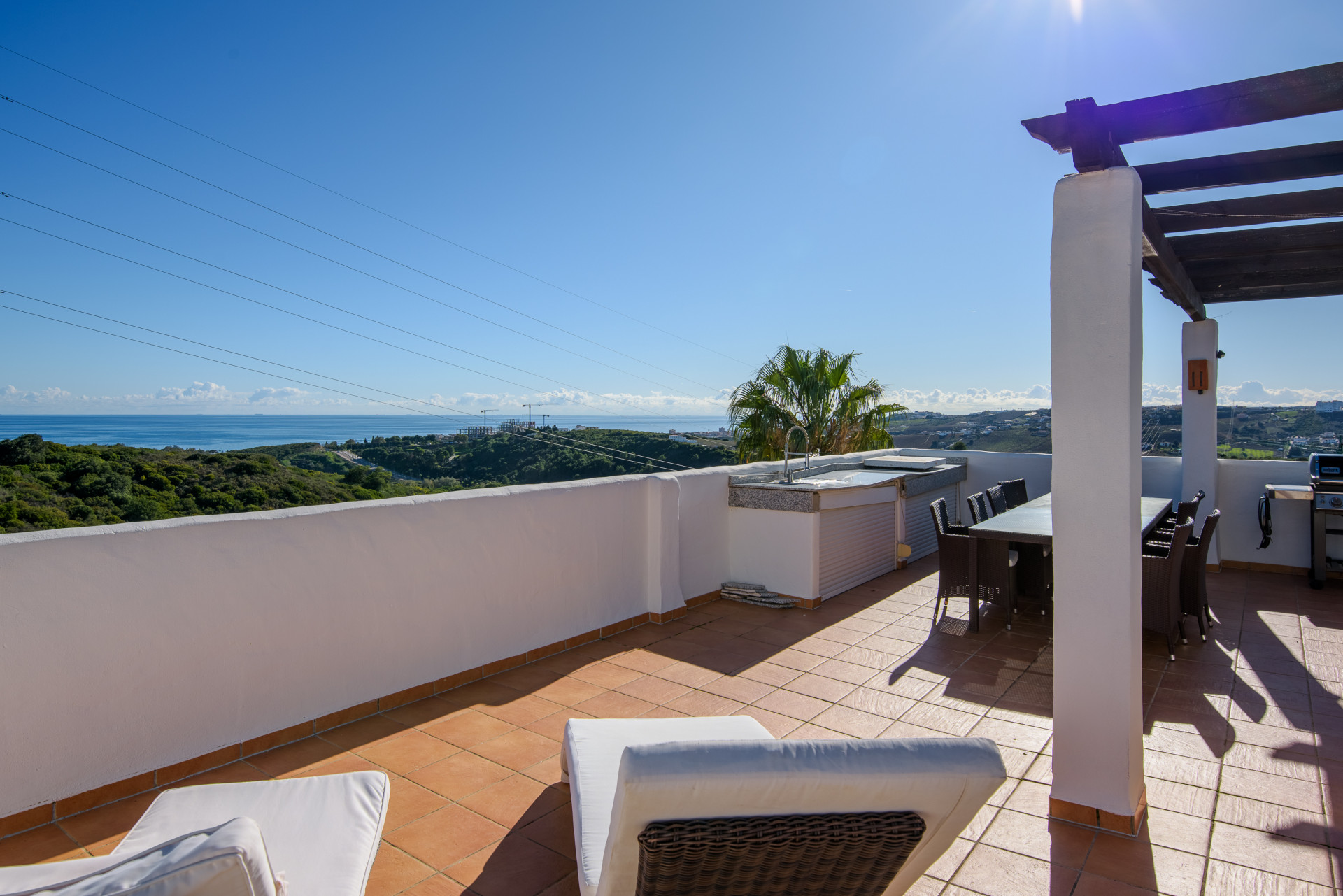 Stunning Penthouse with 300m² Terraces and Sea Views in Casares Golf