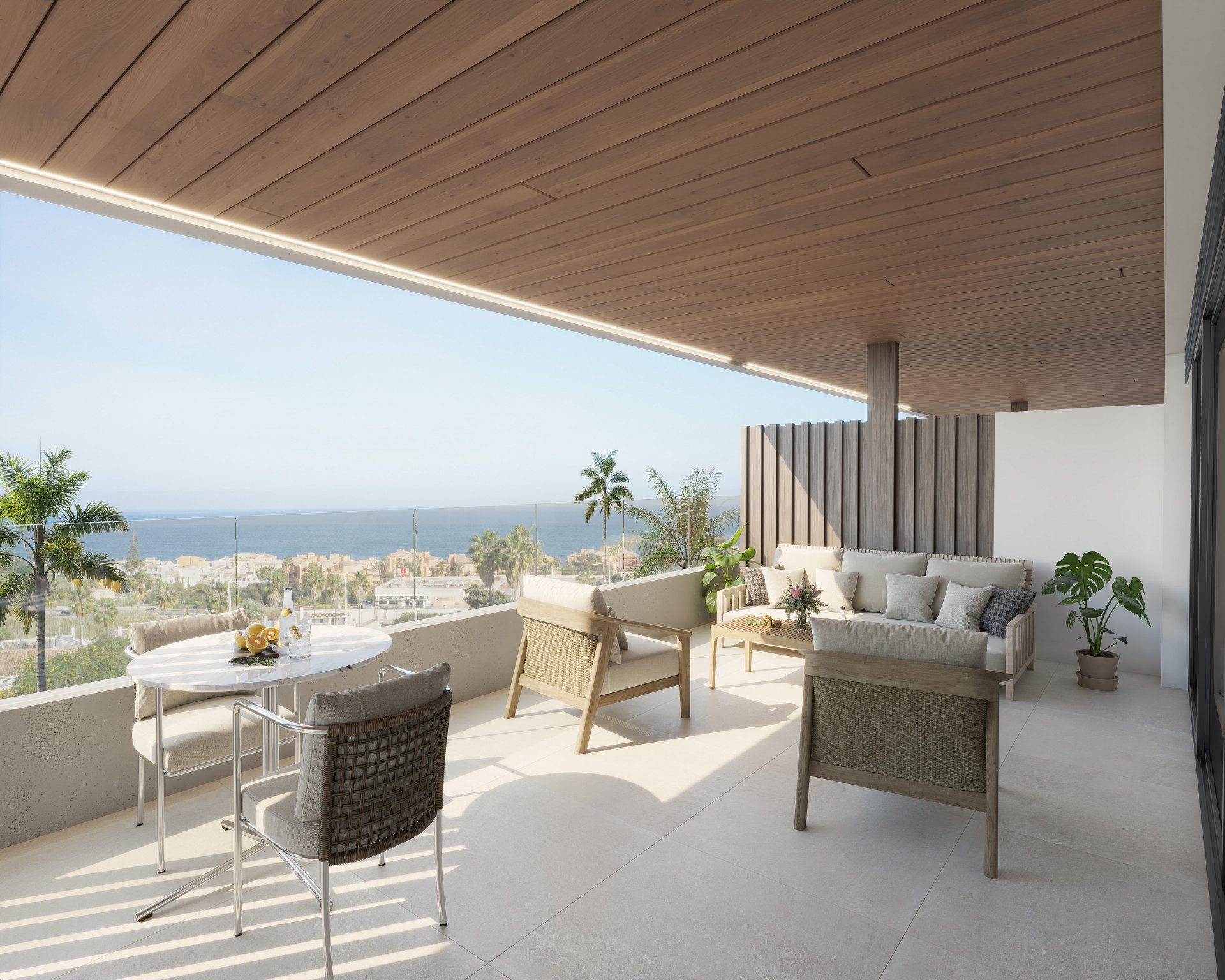 Moderno Apartamento de Obra Nueva con Vistas al Mar en Los Hidalgos, Manilva