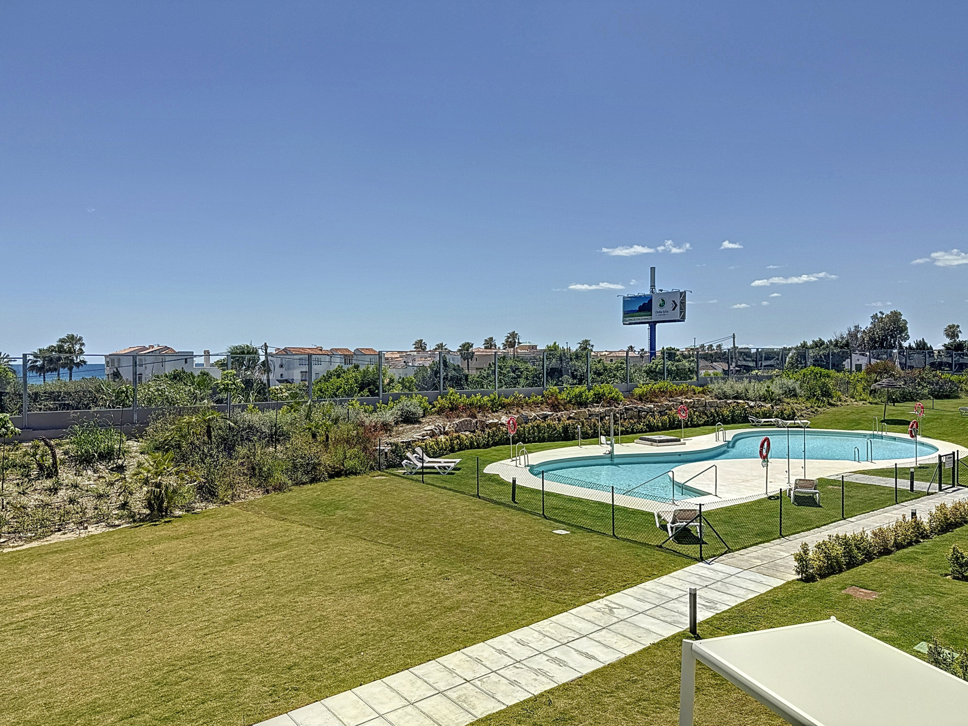 Stylish Apartment with Views, Pool, and Just 500 m from the Sea in Casares Costa