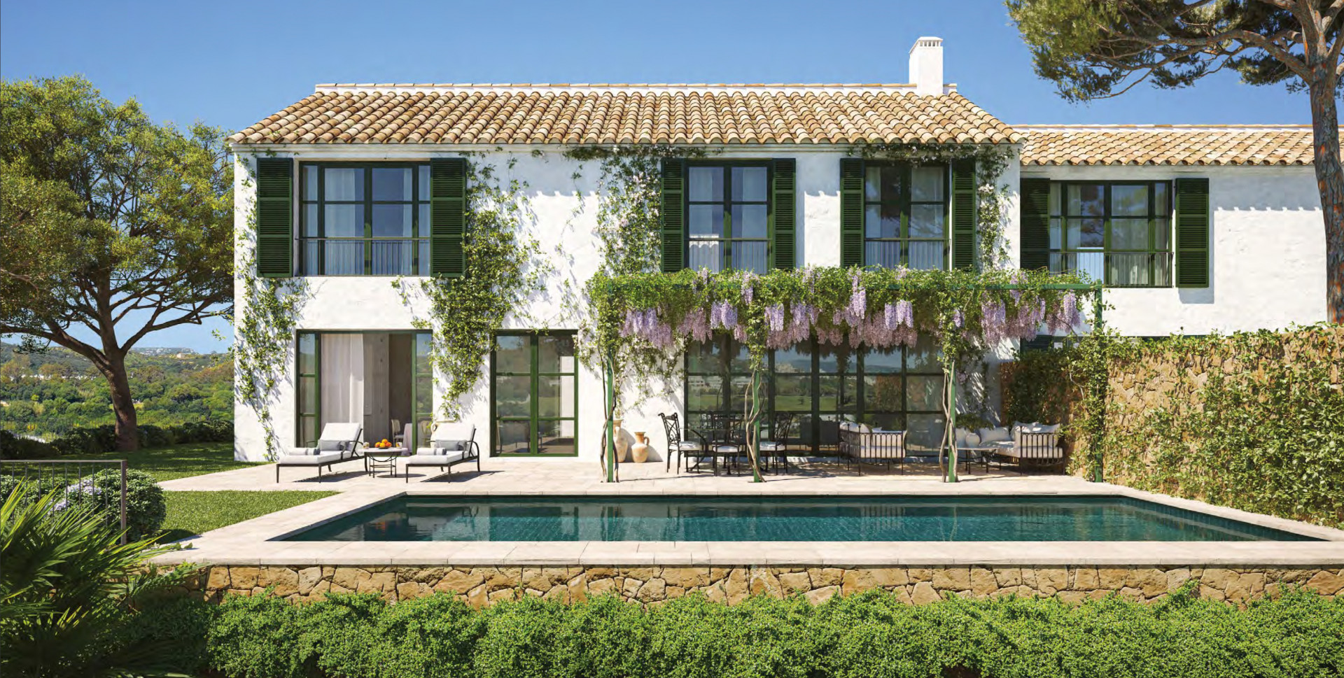 Exceptional three bedroom Andalusian style residence set within the prestigious La Loma de Cortesin, Casares