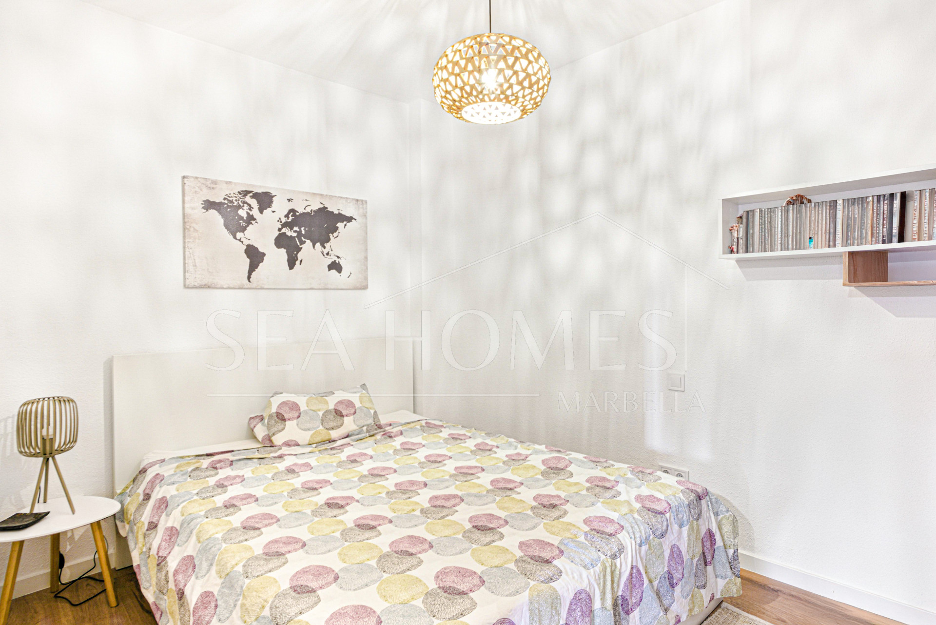 Beautifully renovated, south west facing, two bedroom apartment located in the residential area of Reserva de Marbella