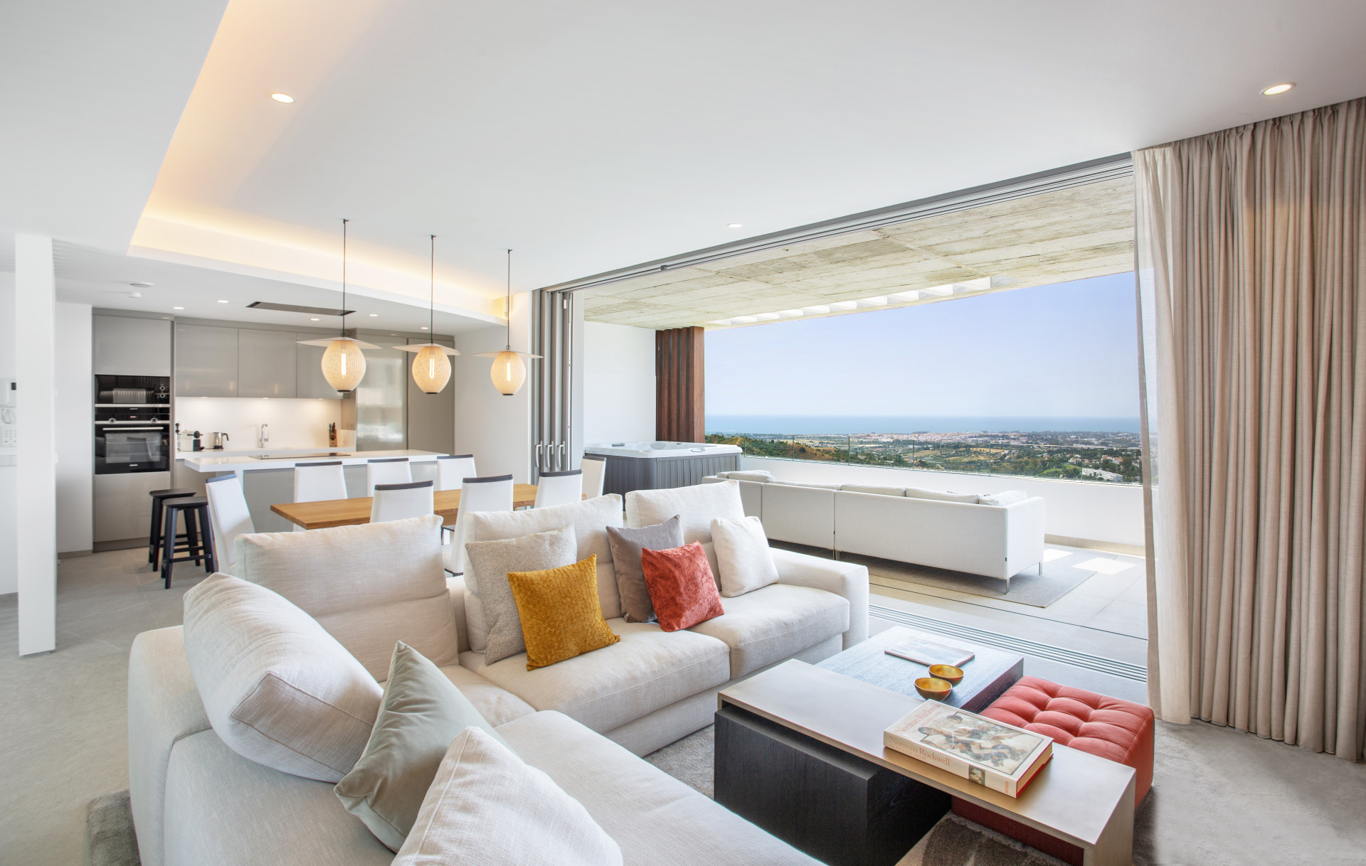 Exceptional Three Bedroom, Southwest-Facing, Penthouse with Panoramic Sea & Mountain Views located in Real de la Quinta, Benahavis
