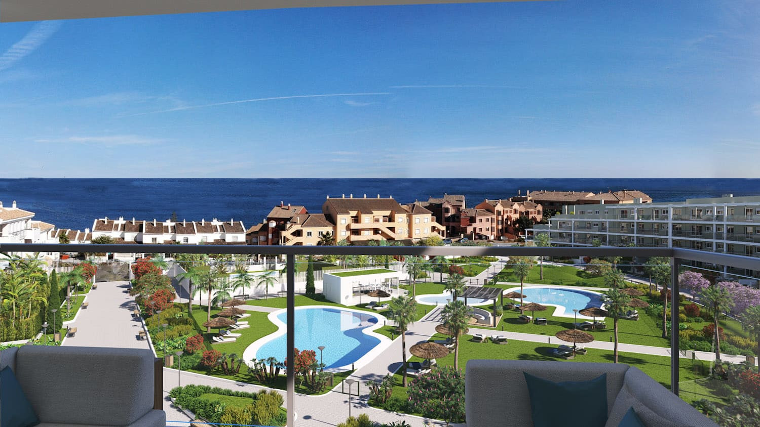 Luxurious South-Facing Three Bedroom Penthouse with Panoramic Sea Views in Manilva’s New Golden Mile