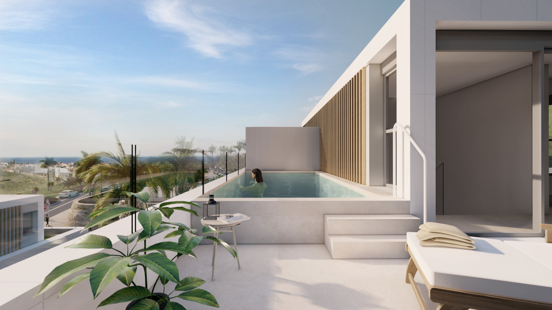 Luxurious four bedroom Villa at Brisas del Mar in Estepona with Stunning Views