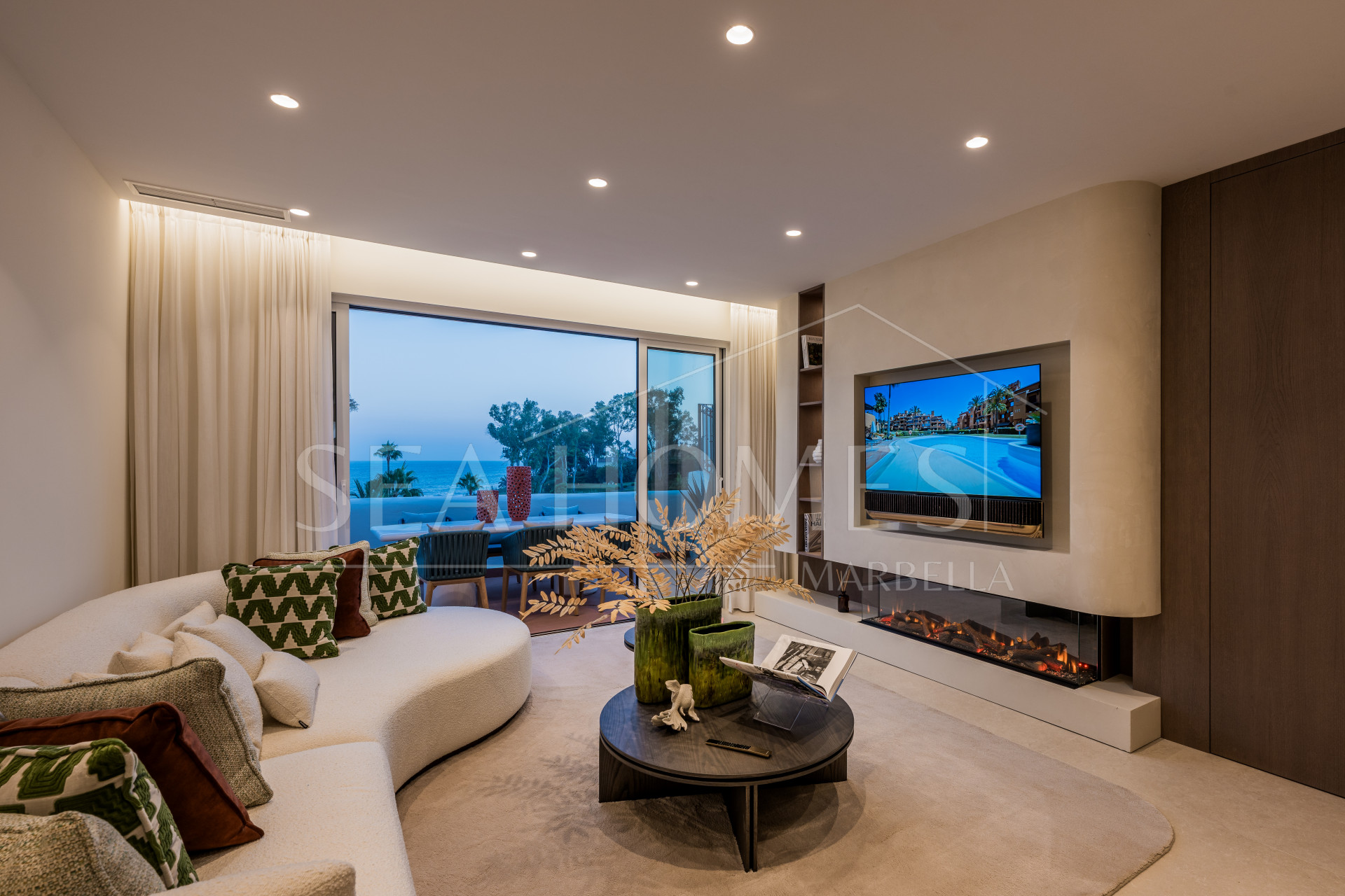 Stunning south-facing three bedroom penthouse located in the exclusive gated community of Bahia Del Velerin, Estepona.