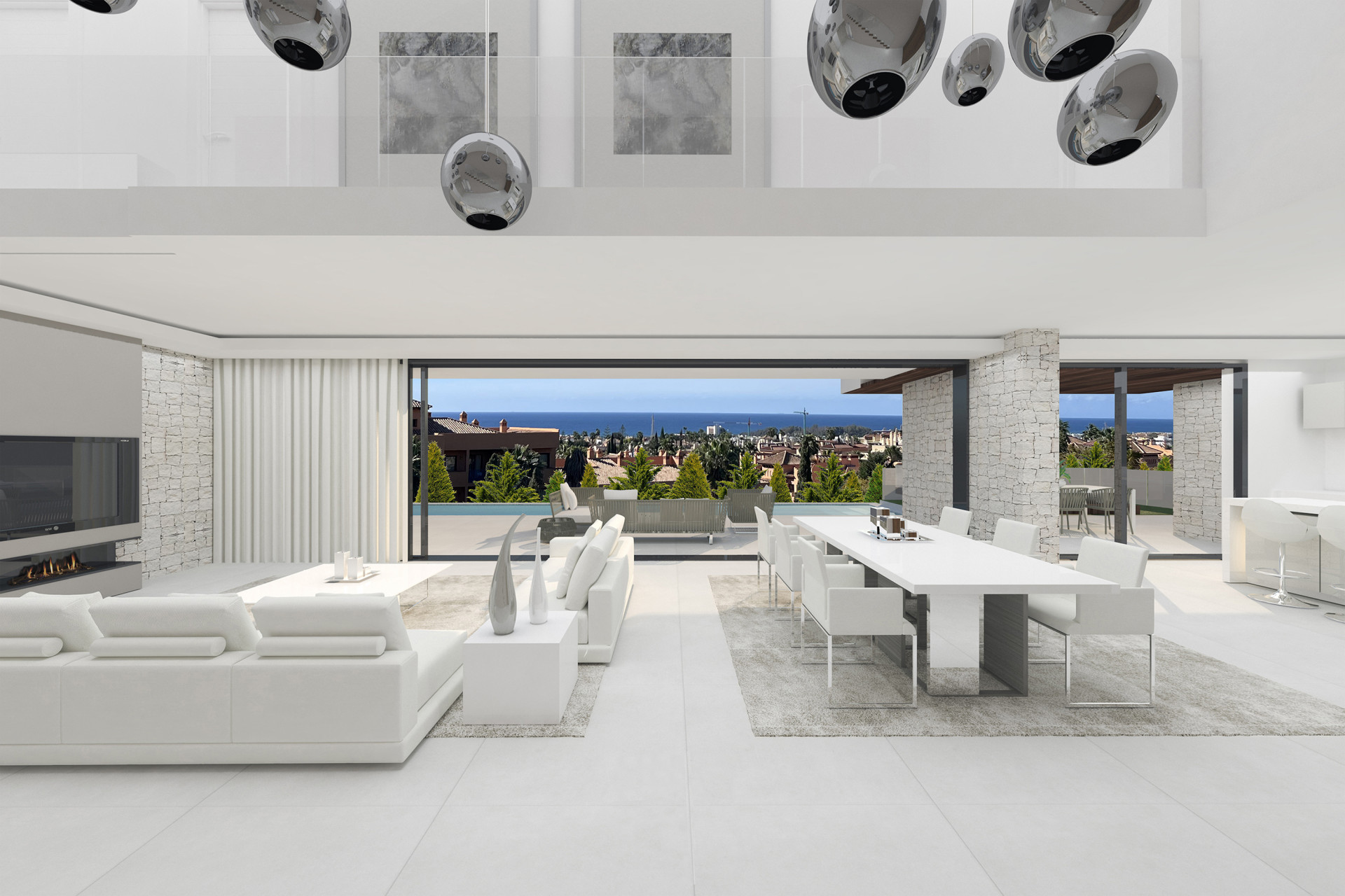 Luxury Contemporary Four Bedroom Villa with Stunning Sea Views in Los Flamingos, Benahavís