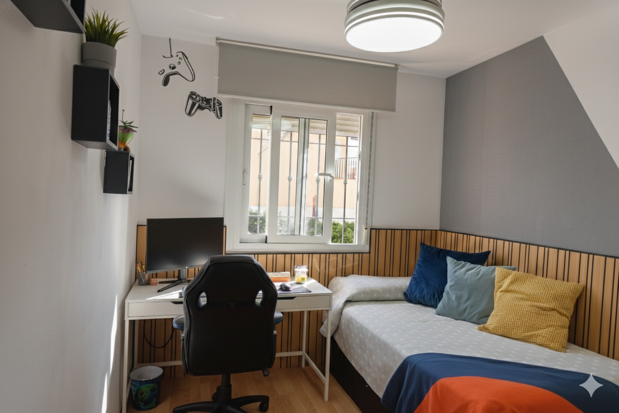 Spacious and charming four-bedroom Andalusian townhouse located in the gated community of Sierramar, Marbella