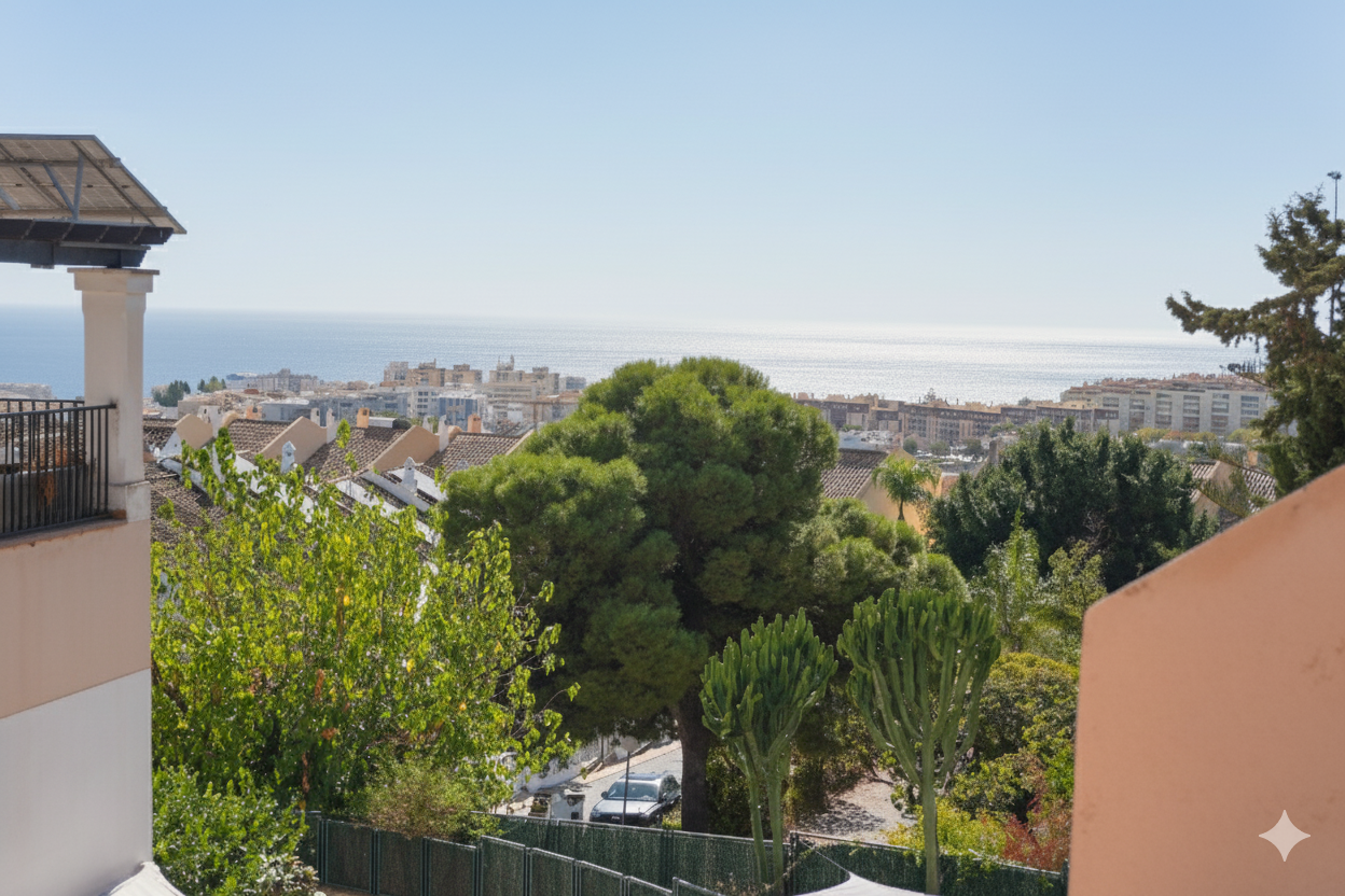 Spacious and charming four-bedroom Andalusian townhouse located in the gated community of Sierramar, Marbella