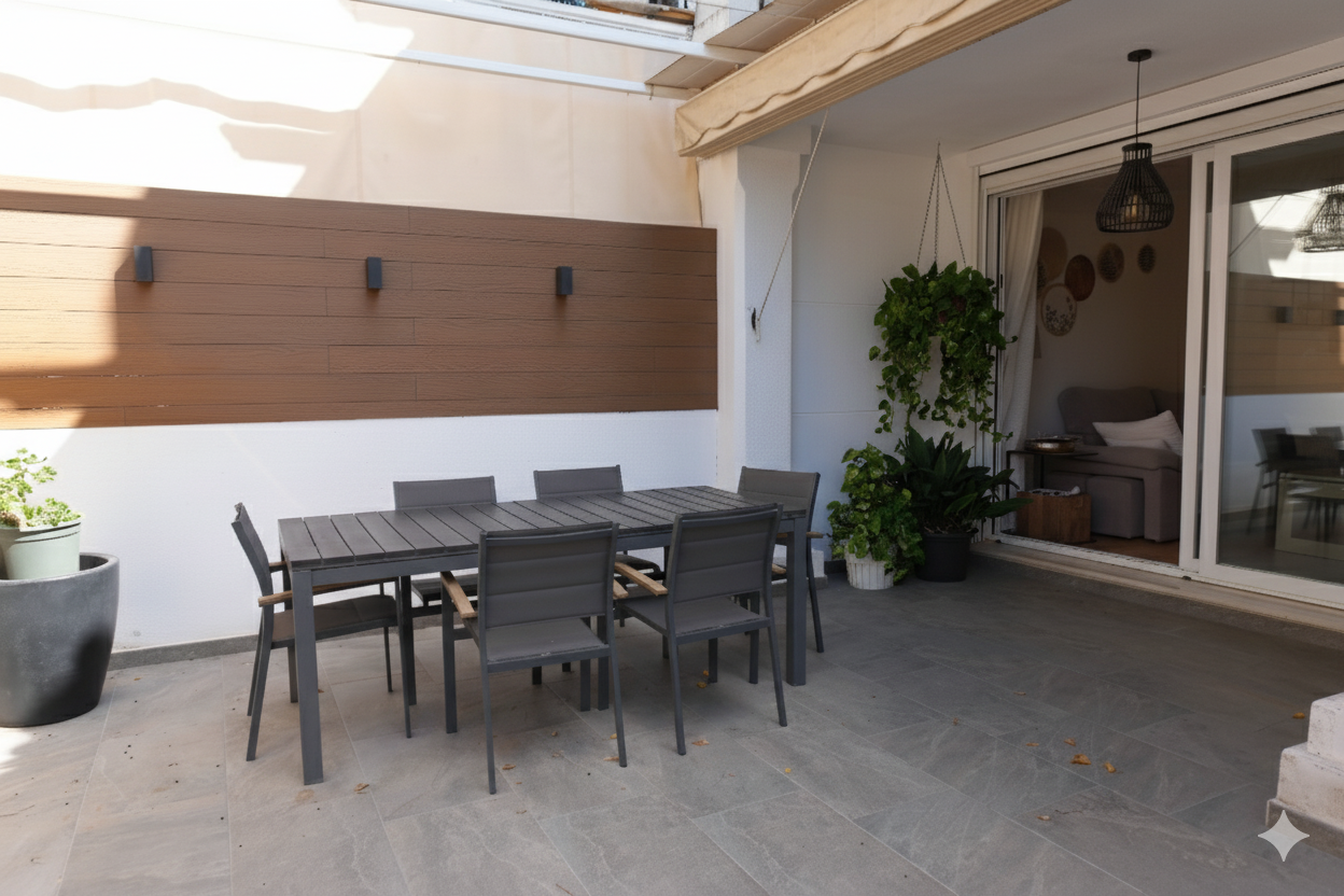 Spacious and charming four-bedroom Andalusian townhouse located in the gated community of Sierramar, Marbella