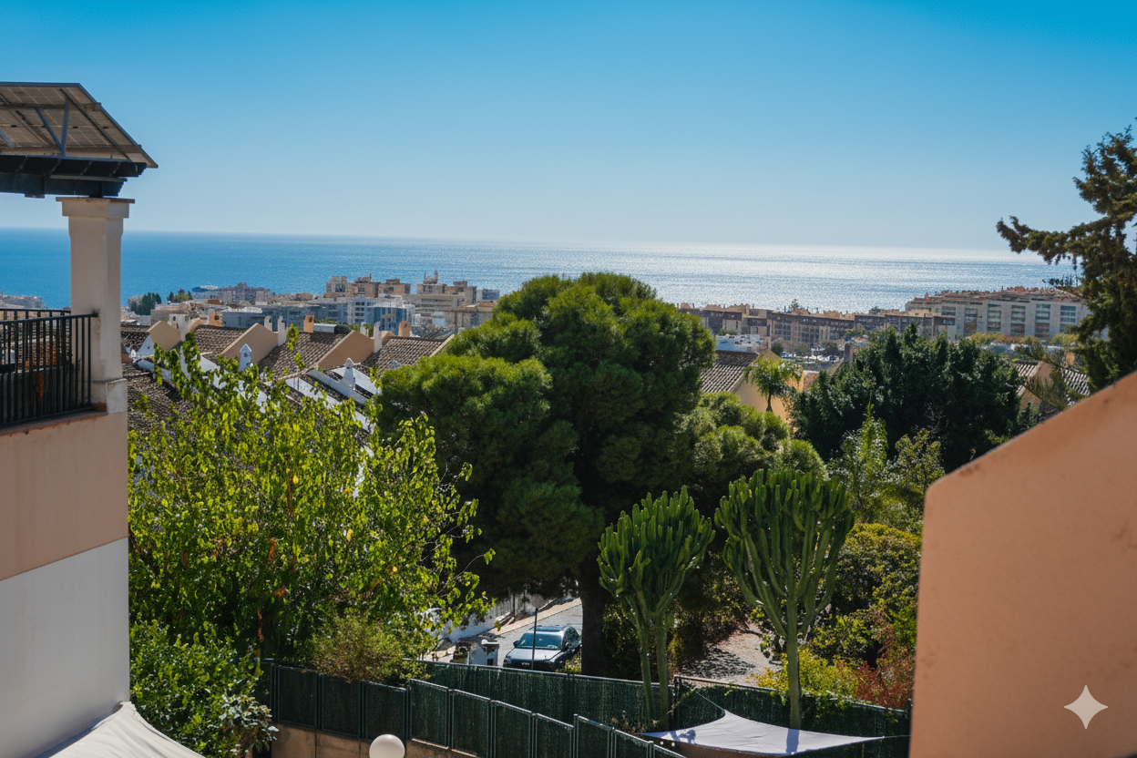 Spacious and charming four-bedroom Andalusian townhouse located in the gated community of Sierramar, Marbella