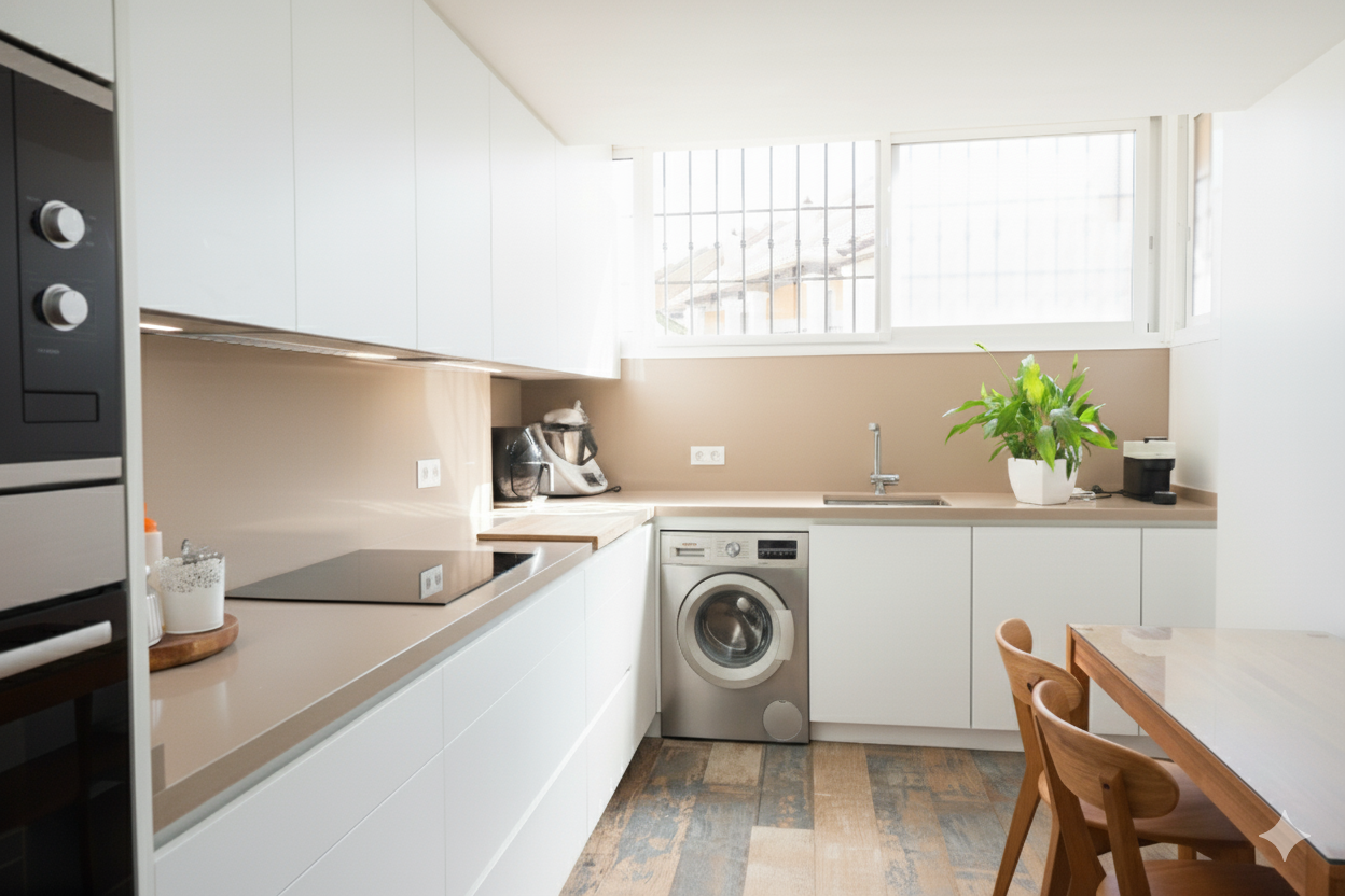 Spacious and charming four-bedroom Andalusian townhouse located in the gated community of Sierramar, Marbella