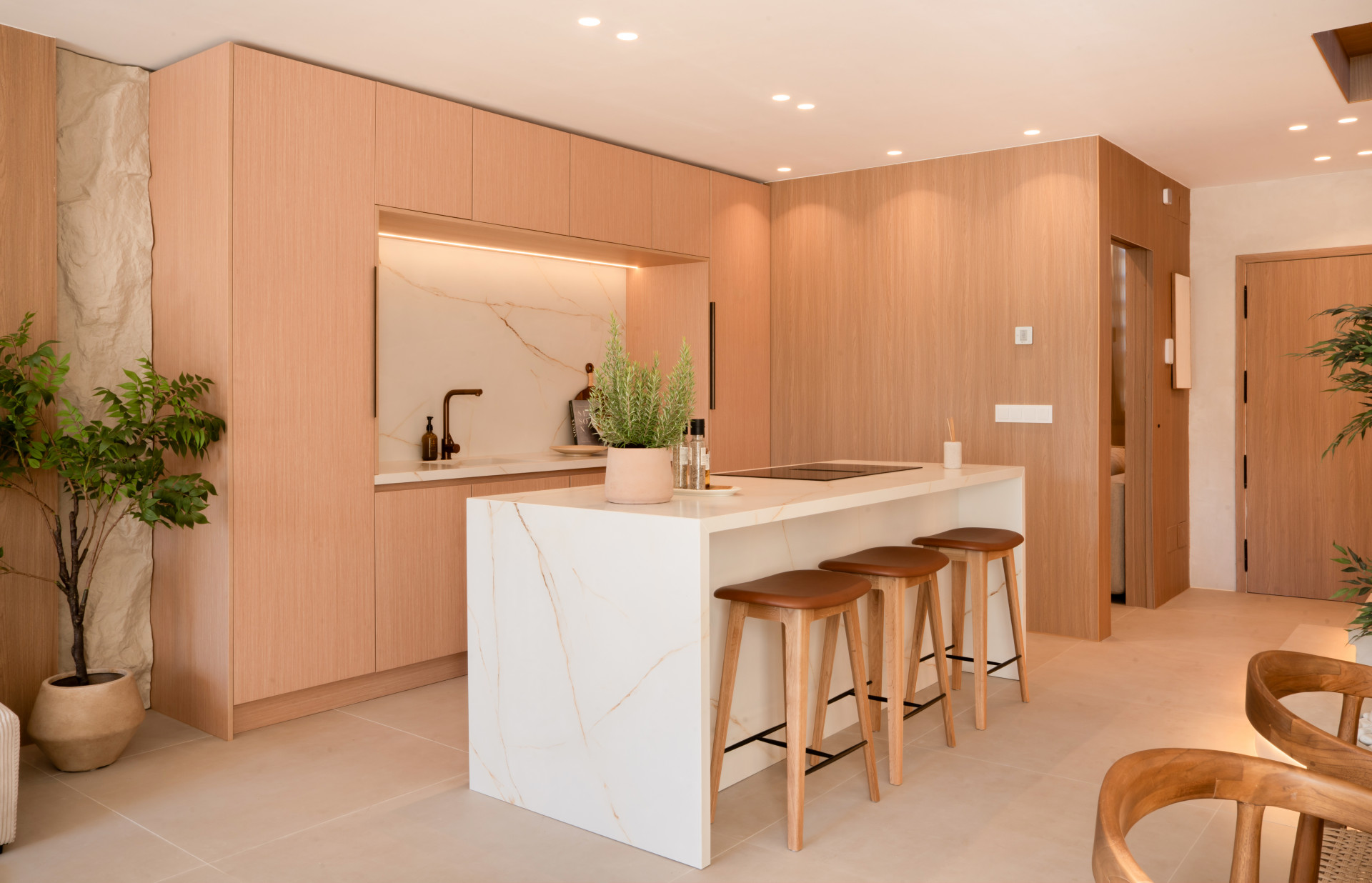 Luxury, Four Bedroom, Beachside Townhouse with Private Pool located in Azalea Beach, Puerto Banus.