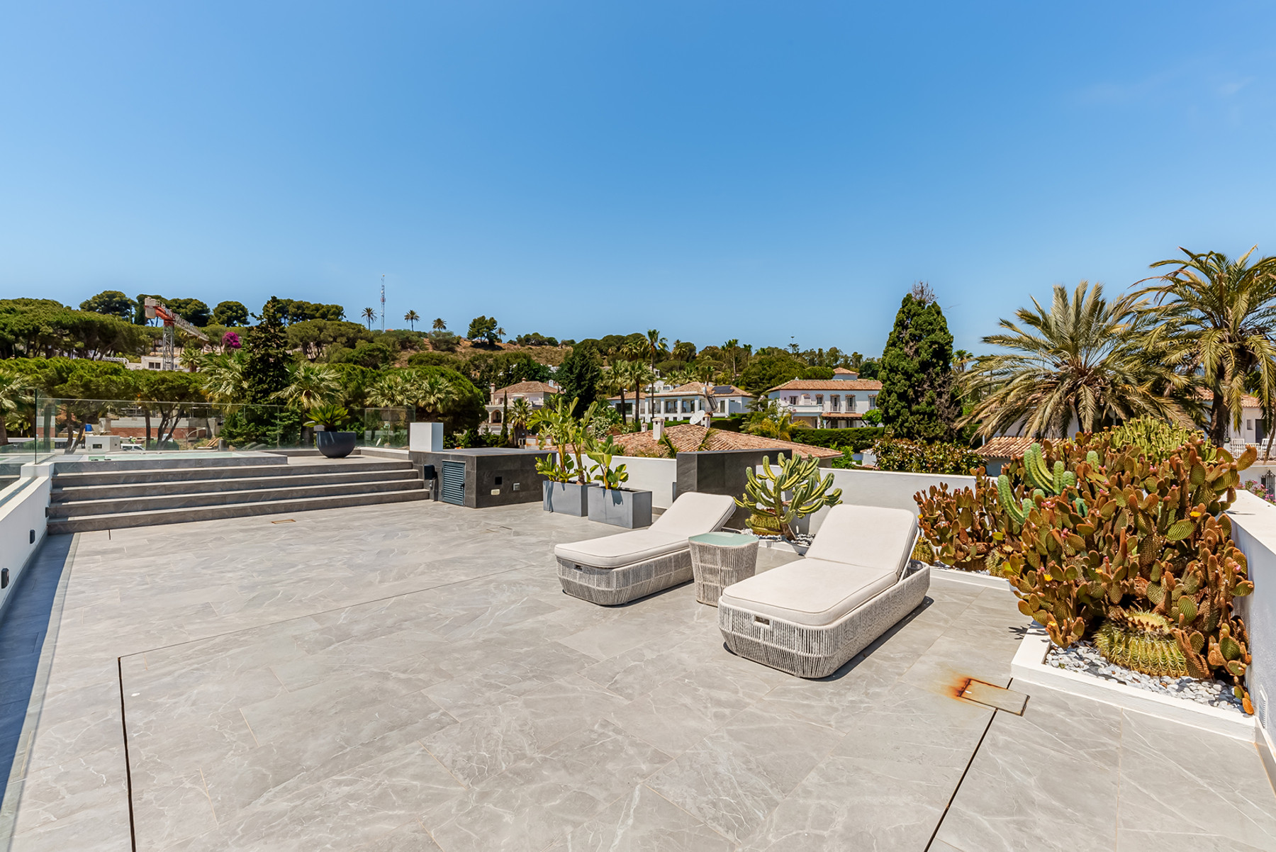 Contemporary four bedroom luxury residence located in Las Brisas, Nueva Andalucía