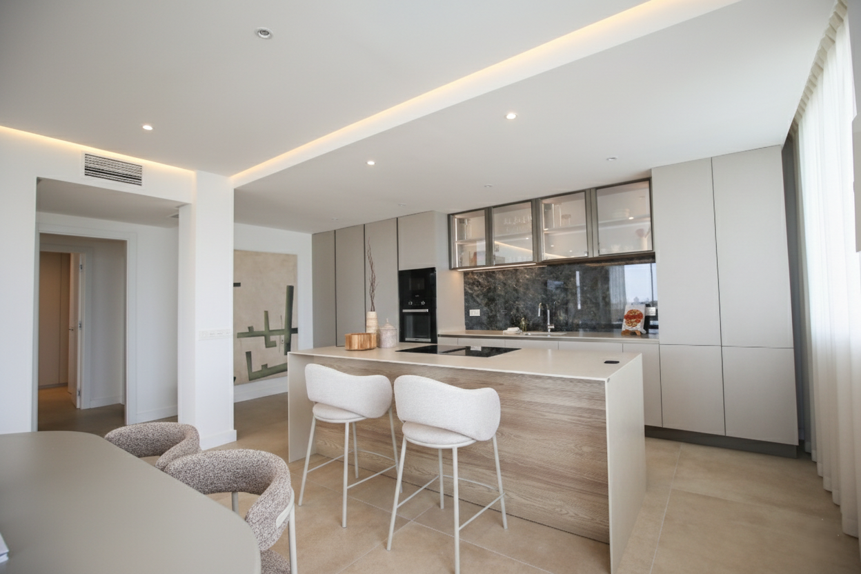 Beautifully reformed two bedroom apartment in the gated community of Jardines de Andalucía, Nueva Andalucia