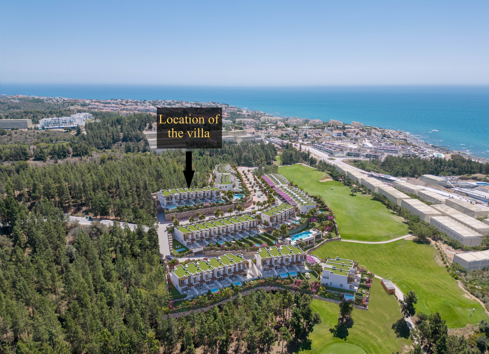 Impressive, four bedroom townhouse located in El Chaparral Golf with panoramic views