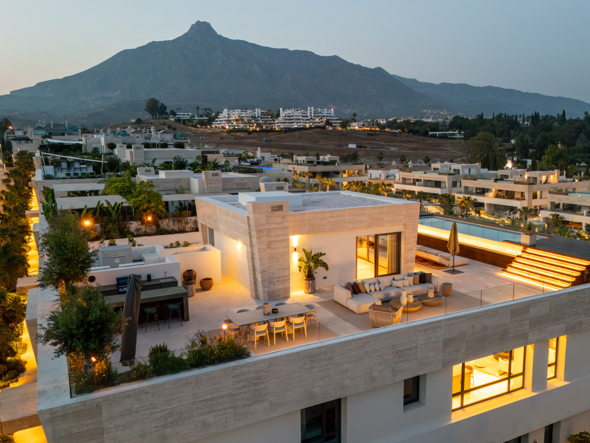 Stunning four bedroom duplex penthouse with private pool in Epic Marbella, Marbella Golden Mile
