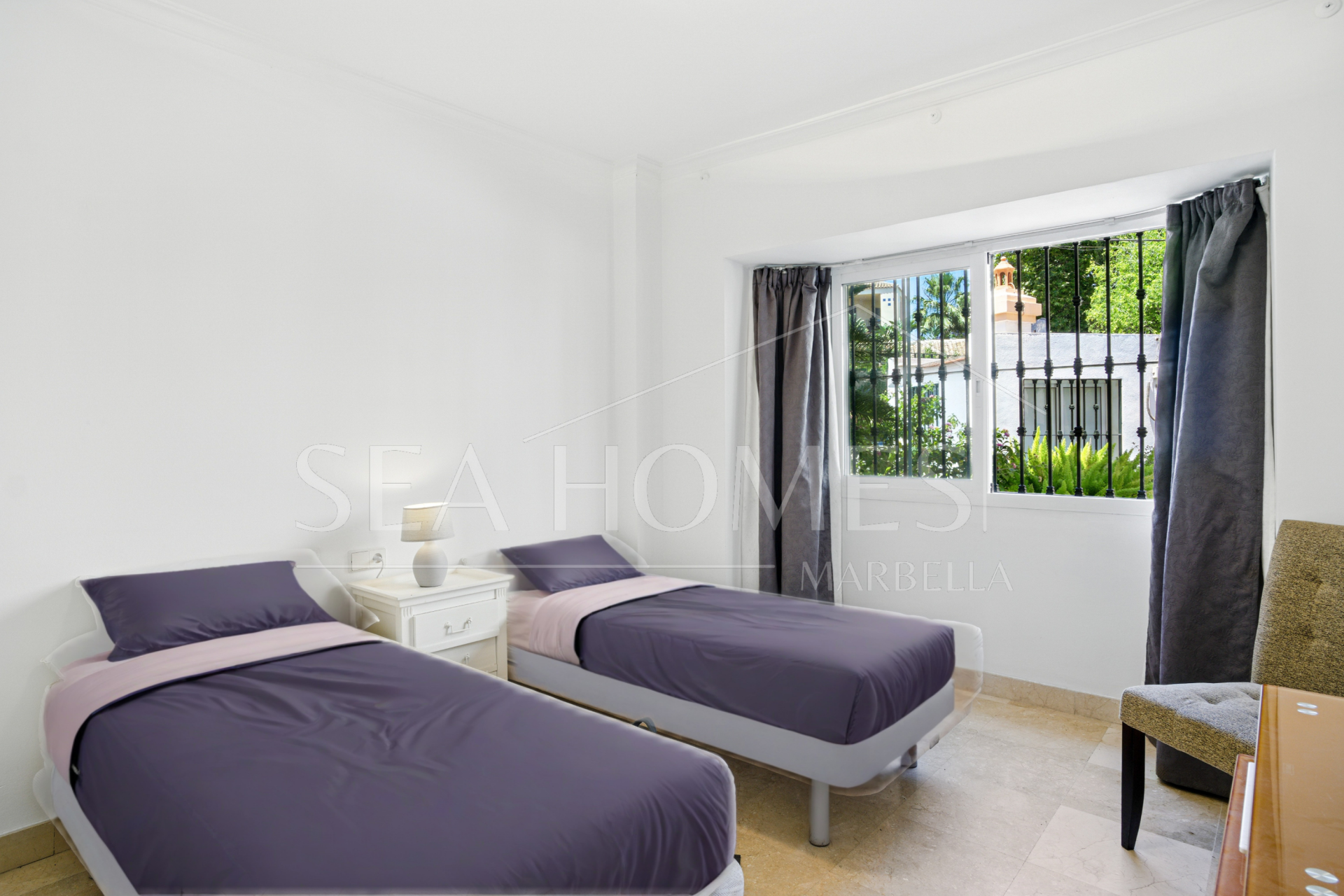 Spacious Three Bedroom, South-Facing Ground Floor Apartment in La Herradura, Marbella