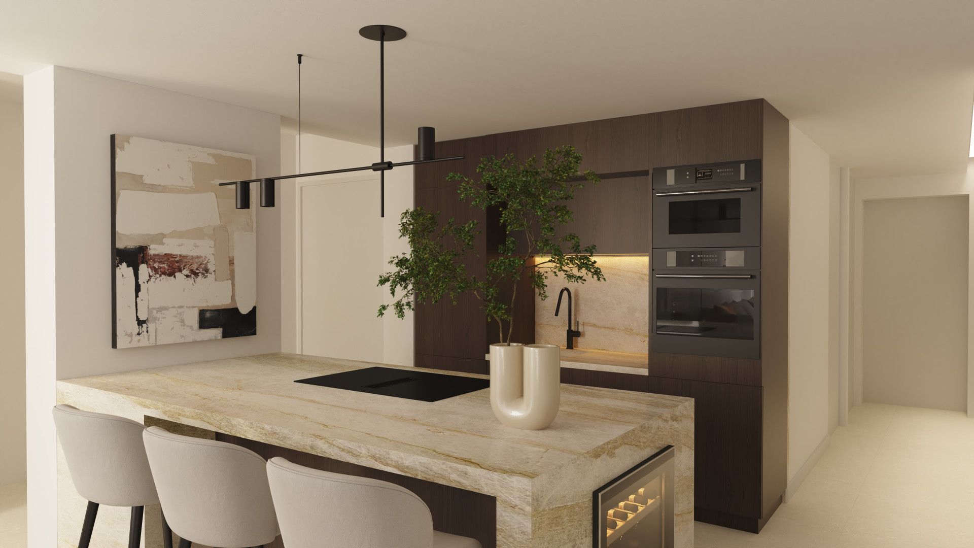 Beautiful three bedroom apartment located in the gated community of Terrazas de la Quinta, Benahavis