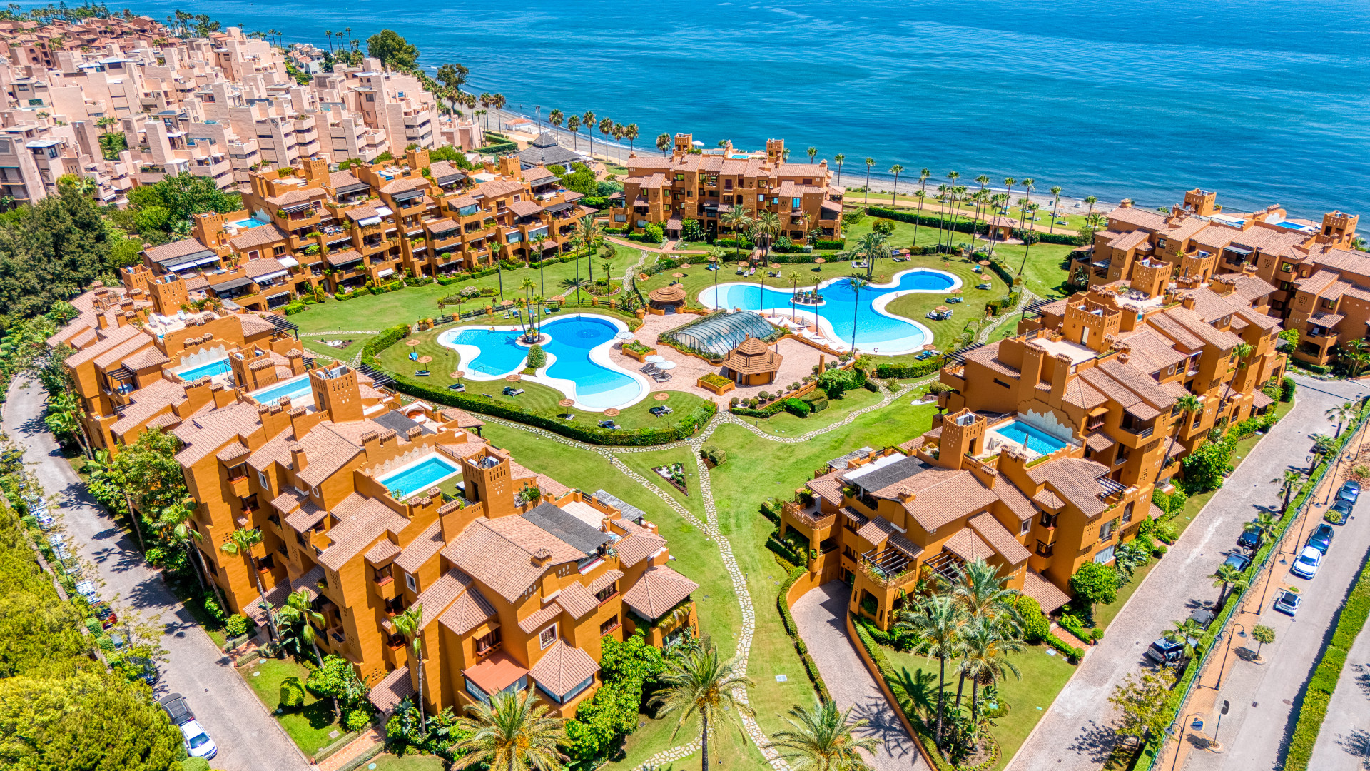 Schöne Strandfront, Südlage 4-Zimmer-Wohnung in Los Granados del Mar auf der New Golden Mile