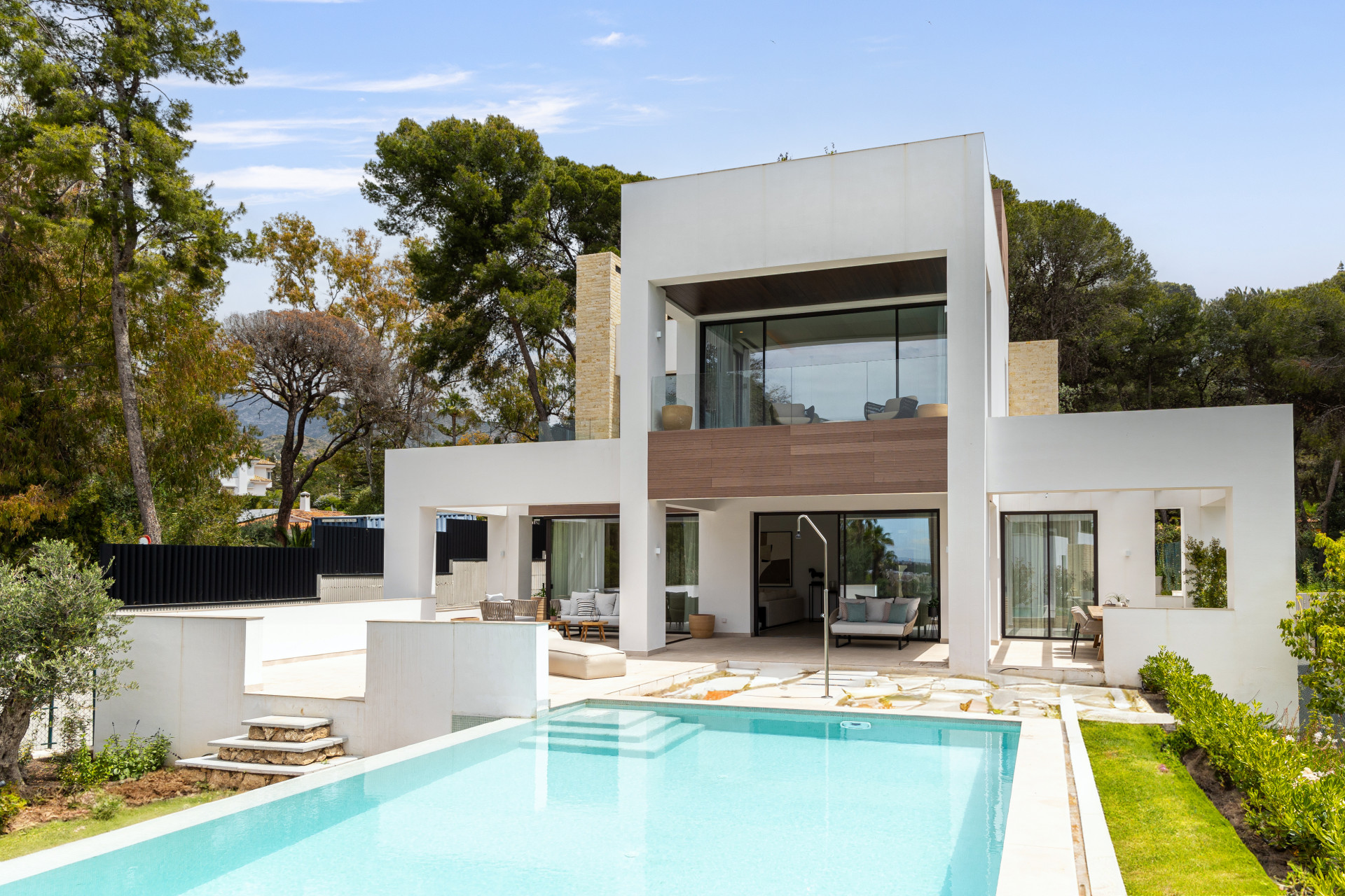 Brand new four bedroom villa in an exclusive gated community on the Golden Mile, Marbella