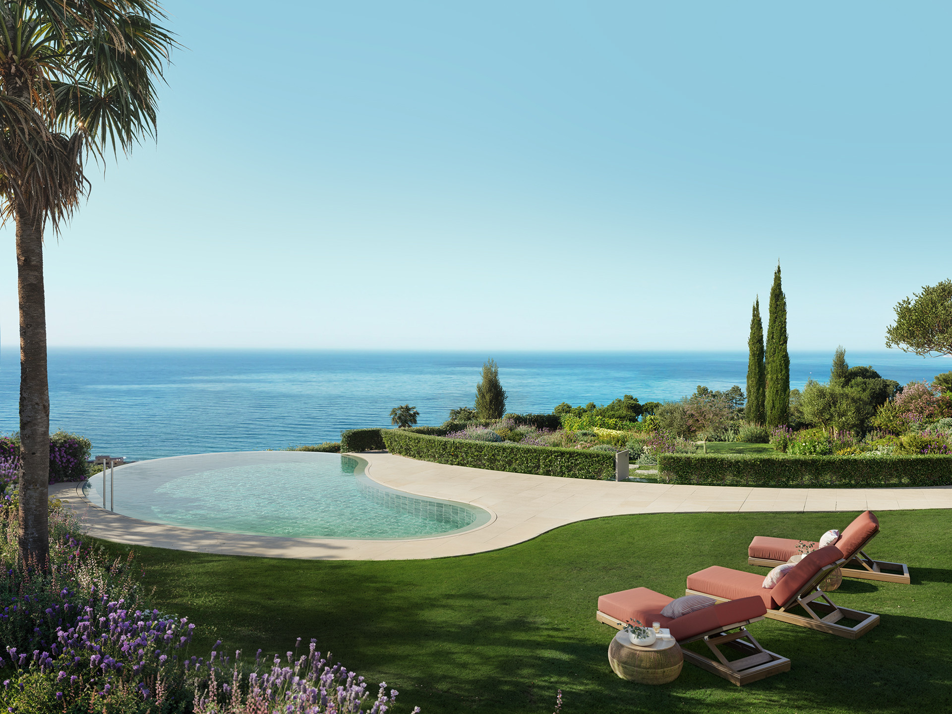 Brand New Three-Bedroom Garden Apartment with Stunning Sea Views