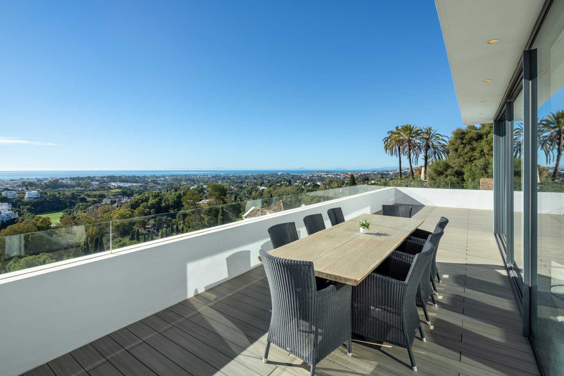 Contemporary Luxury Four Bedroom Villa with Sea Views in La Quinta, Benahavis