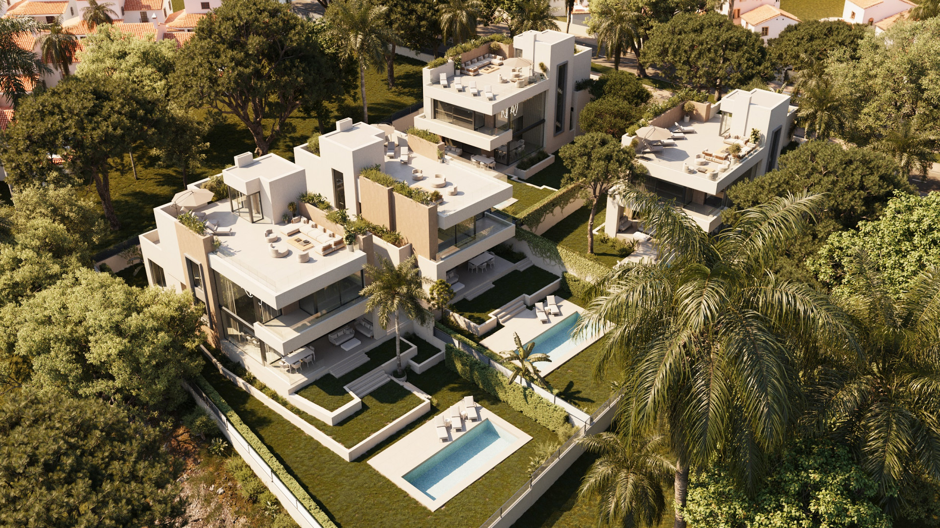 Sirocco Villas Colección: Exquisita playa viviendo en Elviria, Marbella