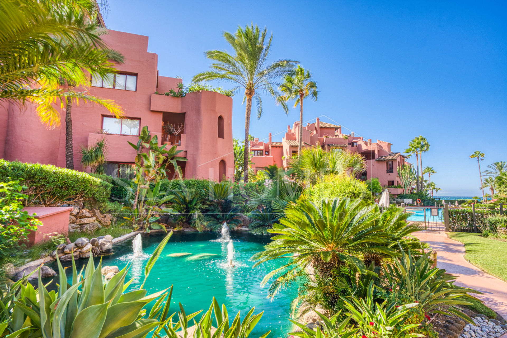 Impressive three bedroom south facing duplex penthouse in the prestigious and gated beachfront community Menara Beach with sea views