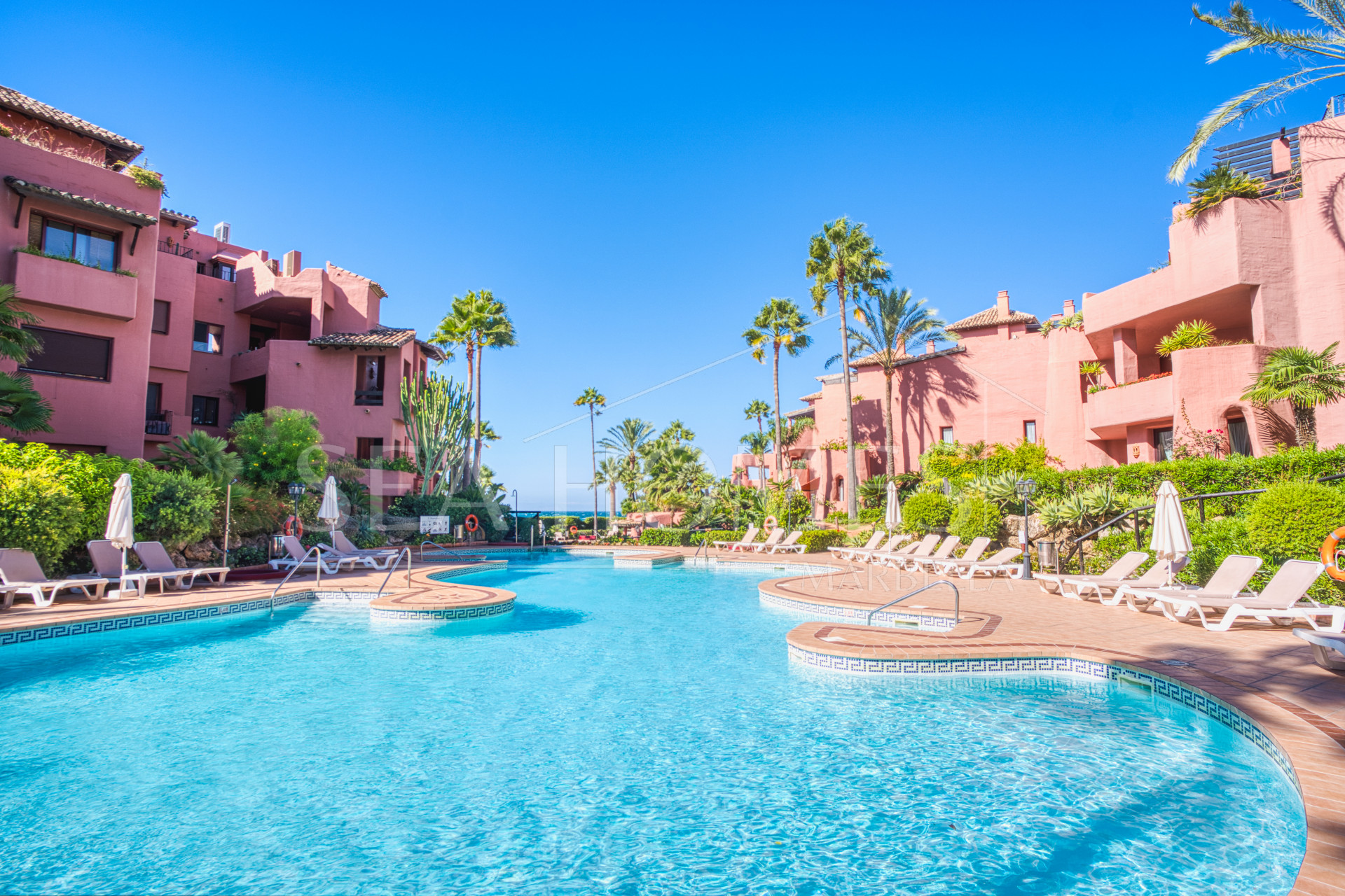 Impressive three bedroom south facing duplex penthouse in the prestigious and gated beachfront community Menara Beach with sea views