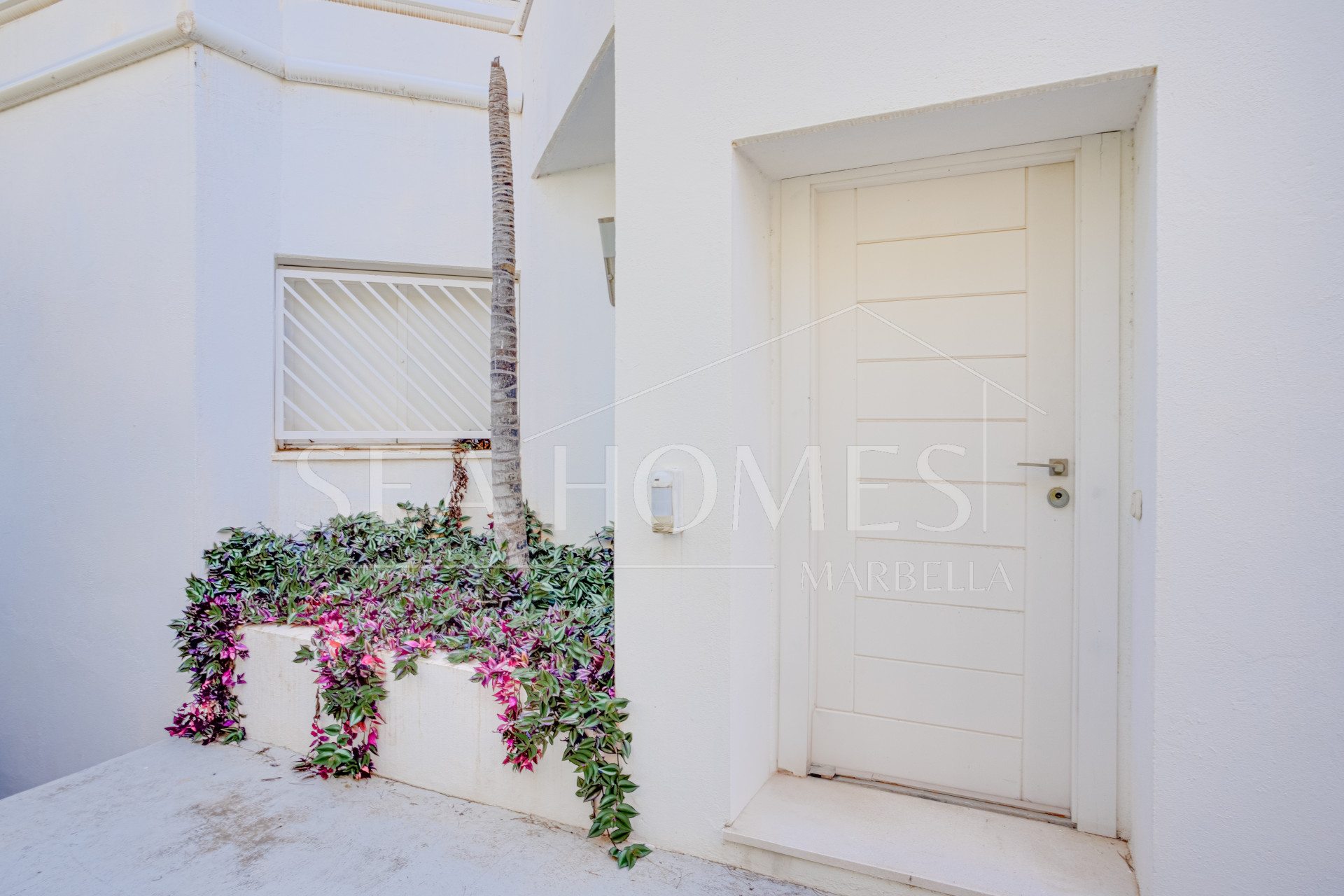 Unique eight bedroom south facing villa, in a tranquil area of Elviria, Marbella boasting sea views