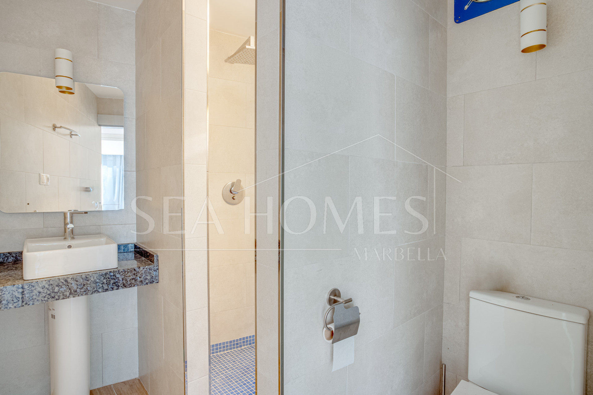 Unique eight bedroom south facing villa, in a tranquil area of Elviria, Marbella boasting sea views
