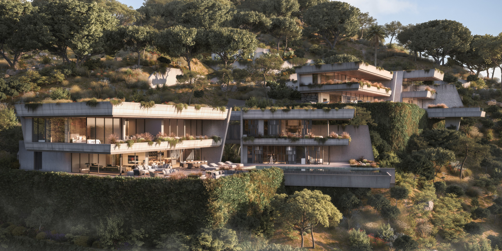 Stunning six bedroom villa with beautiful sea views in El Madroñal, Benahavis