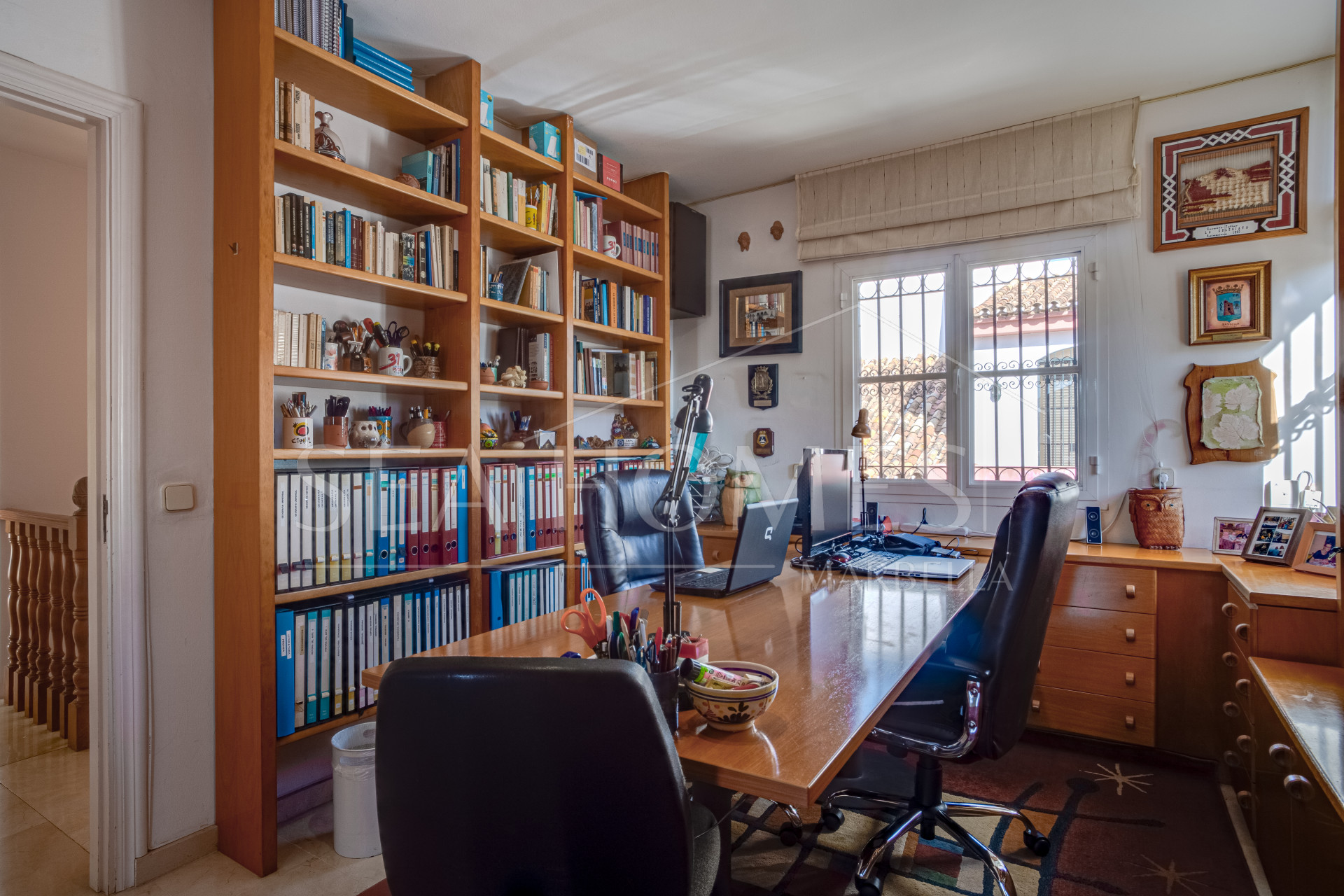 Spacious south facing six-bedroom villa in Marbella, with sea views