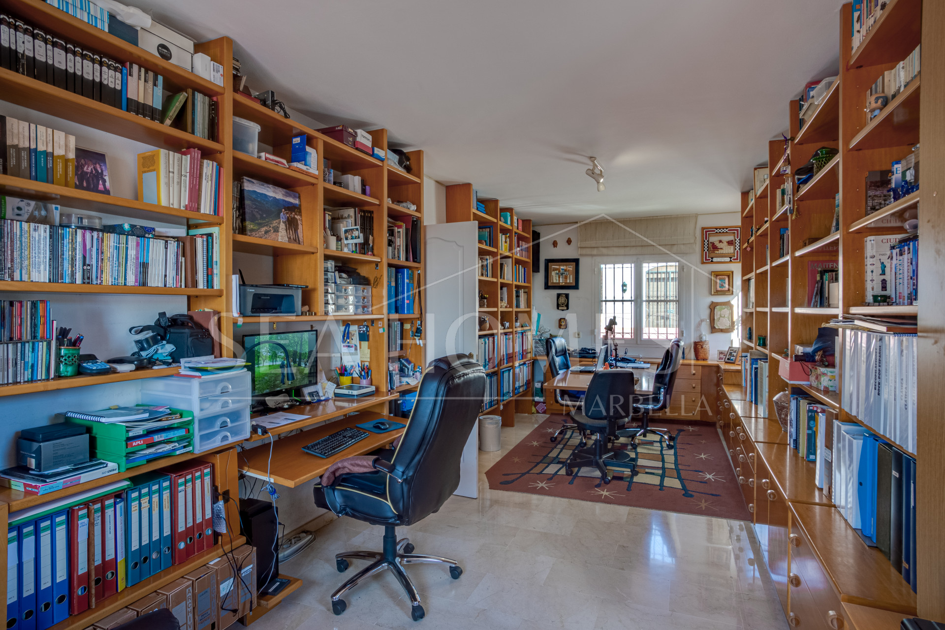 Spacious south facing six-bedroom villa in Marbella, with sea views