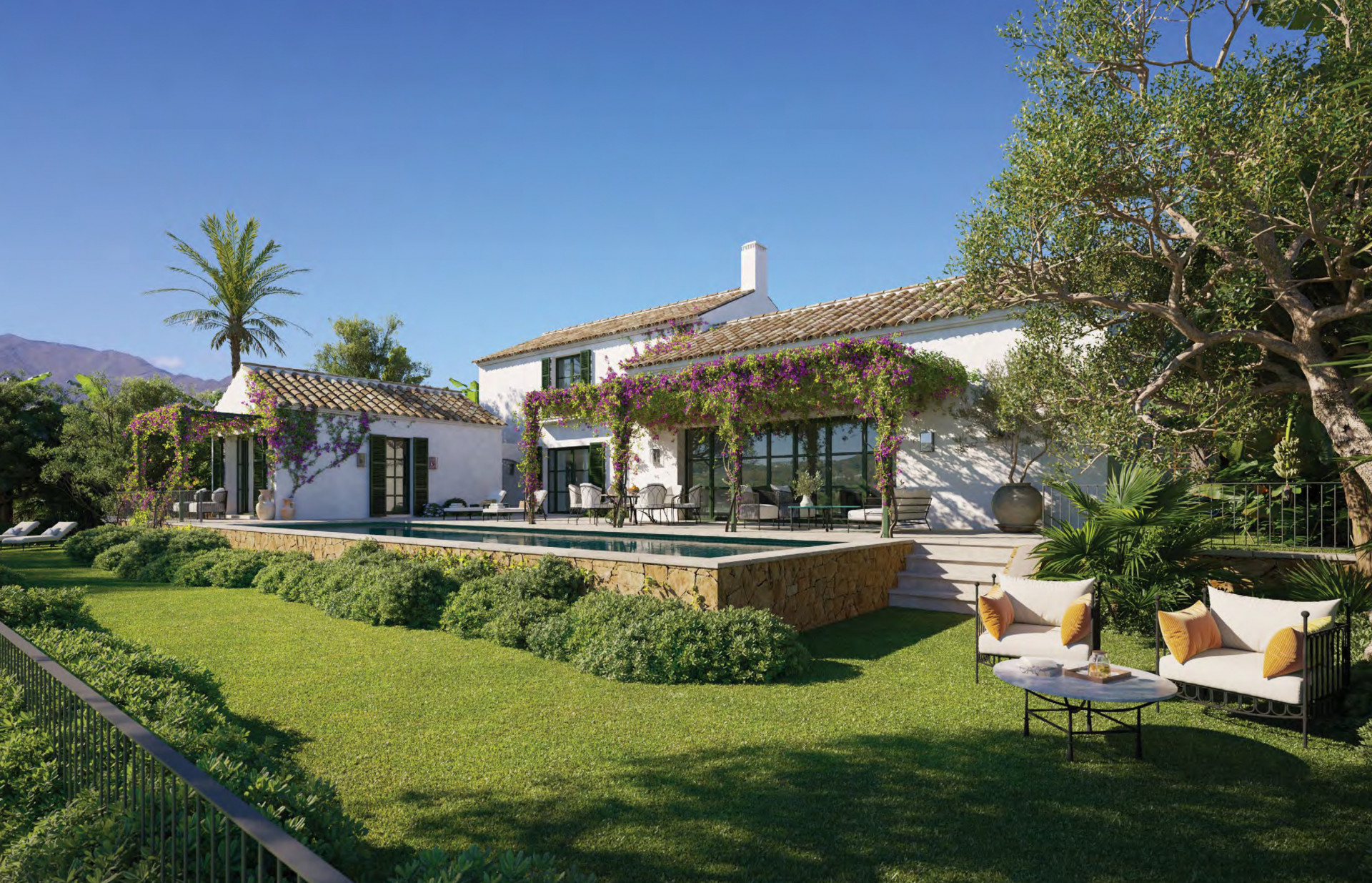 Beautiful three bedroom mediterranean villa located in La Loma de Cortesin